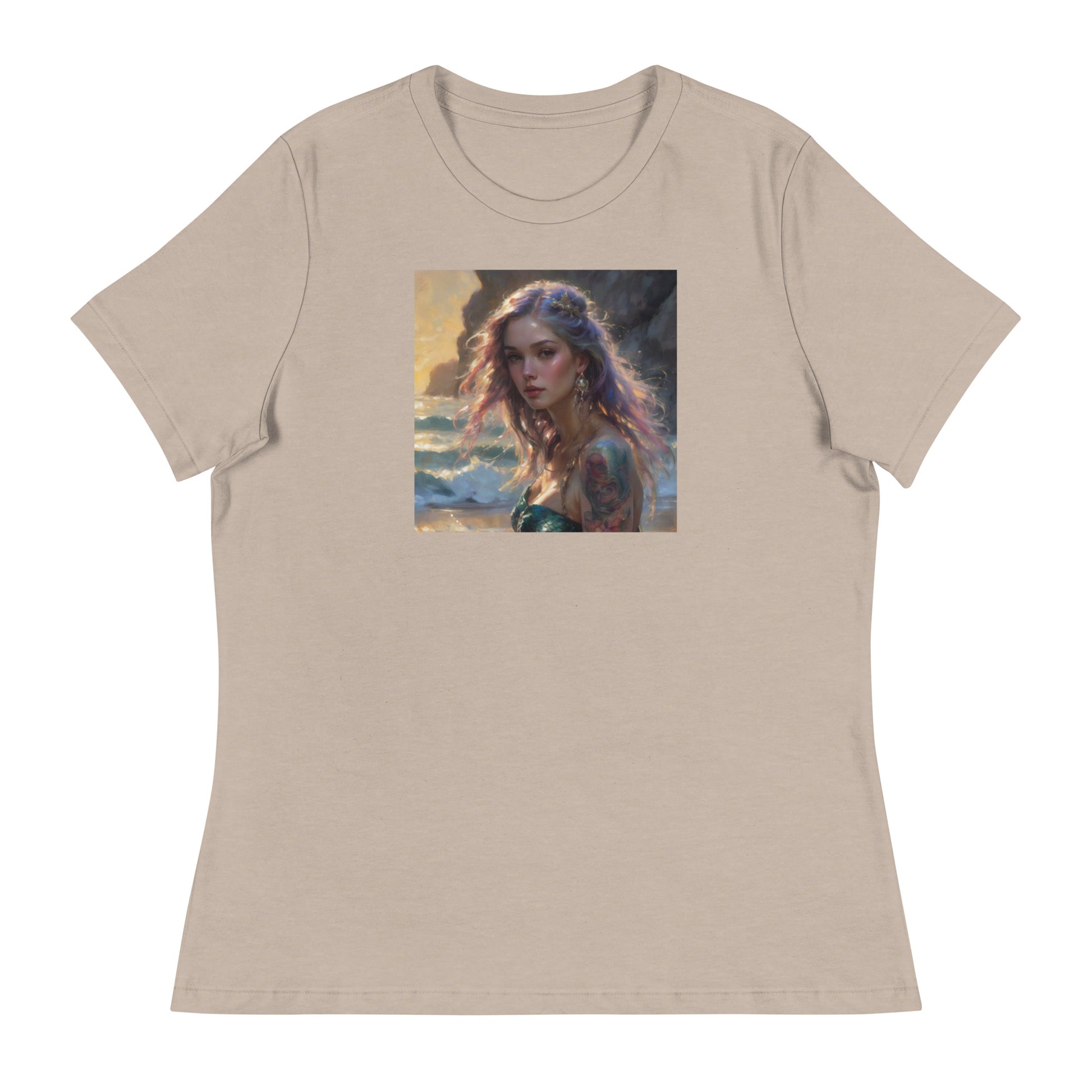 Mermaid's Gaze Women's T-Shirt Heather Stone