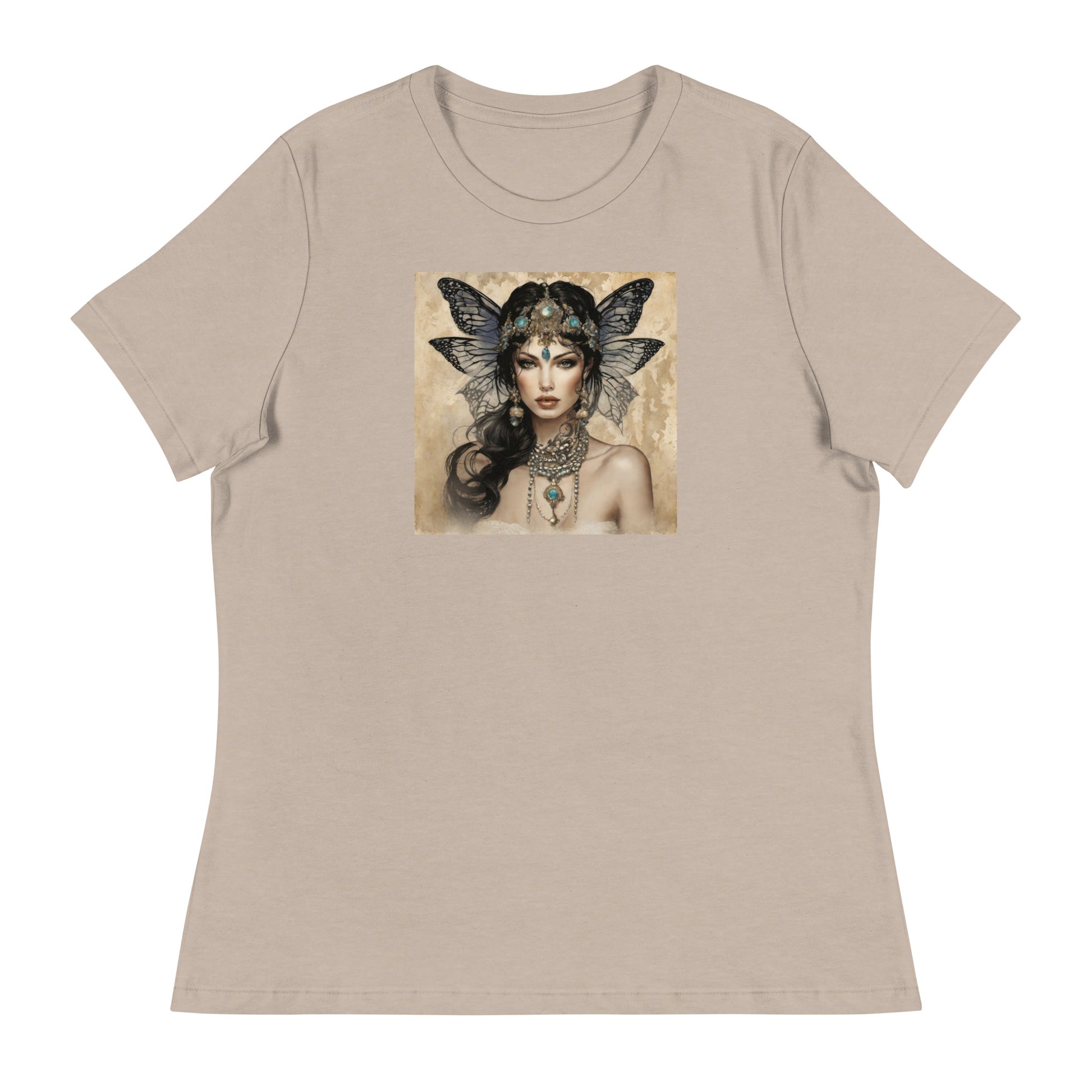 Alluring Fairy Women's Fantasy T-Shirt Heather Stone