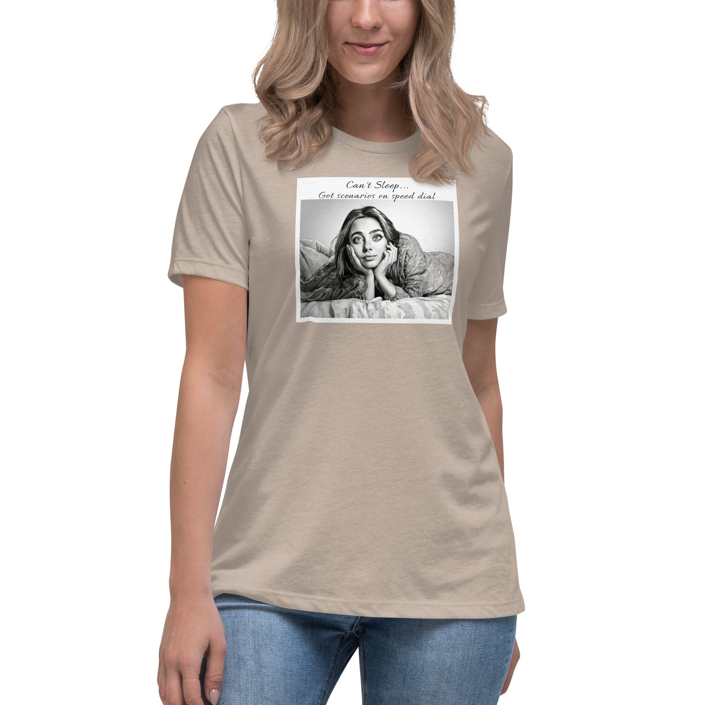 Scenarios on Speed Dial Women's Funny Insomnia T-Shirt