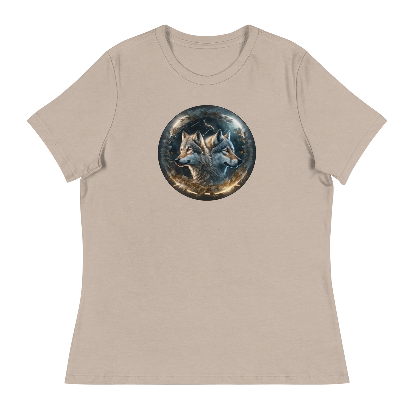 Women's Wolf Spirits T-Shirt Heather Stone