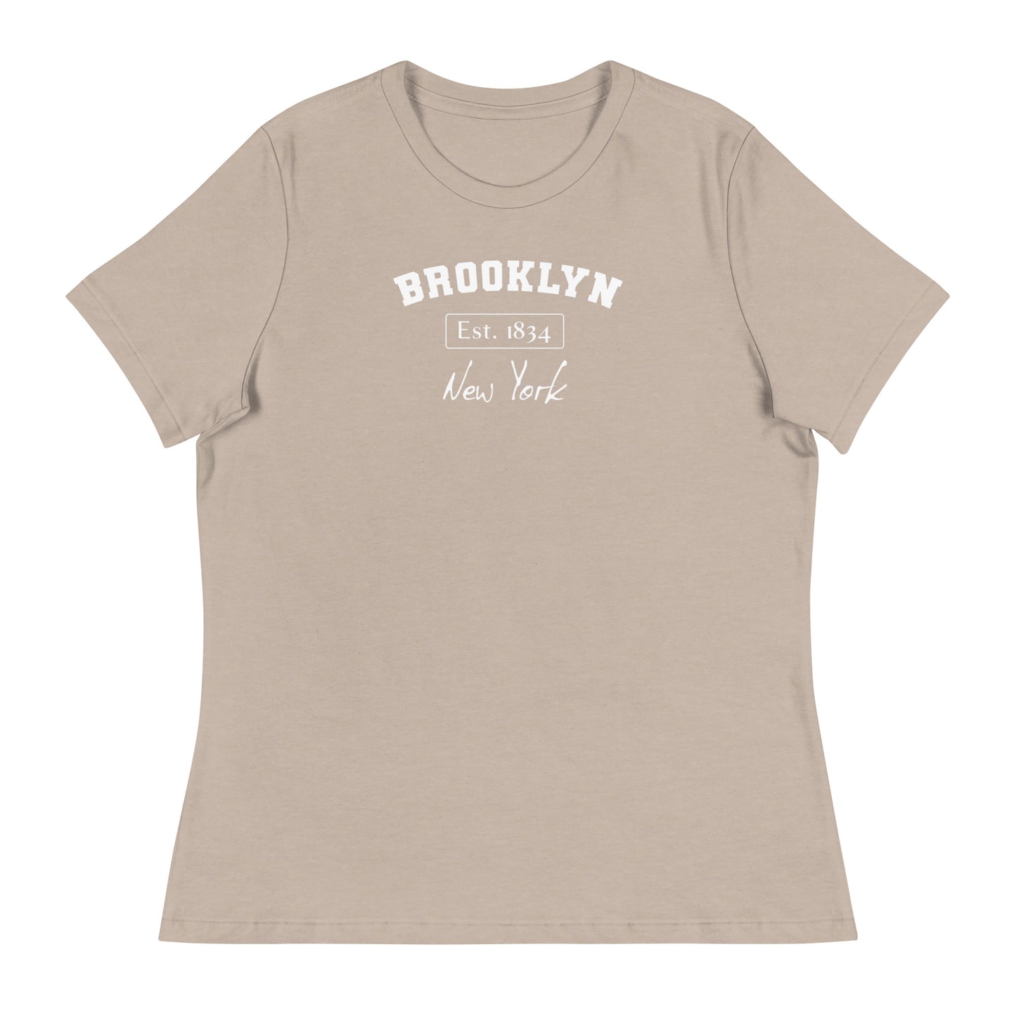 Brooklyn, New York Women's T-Shirt Heather Stone