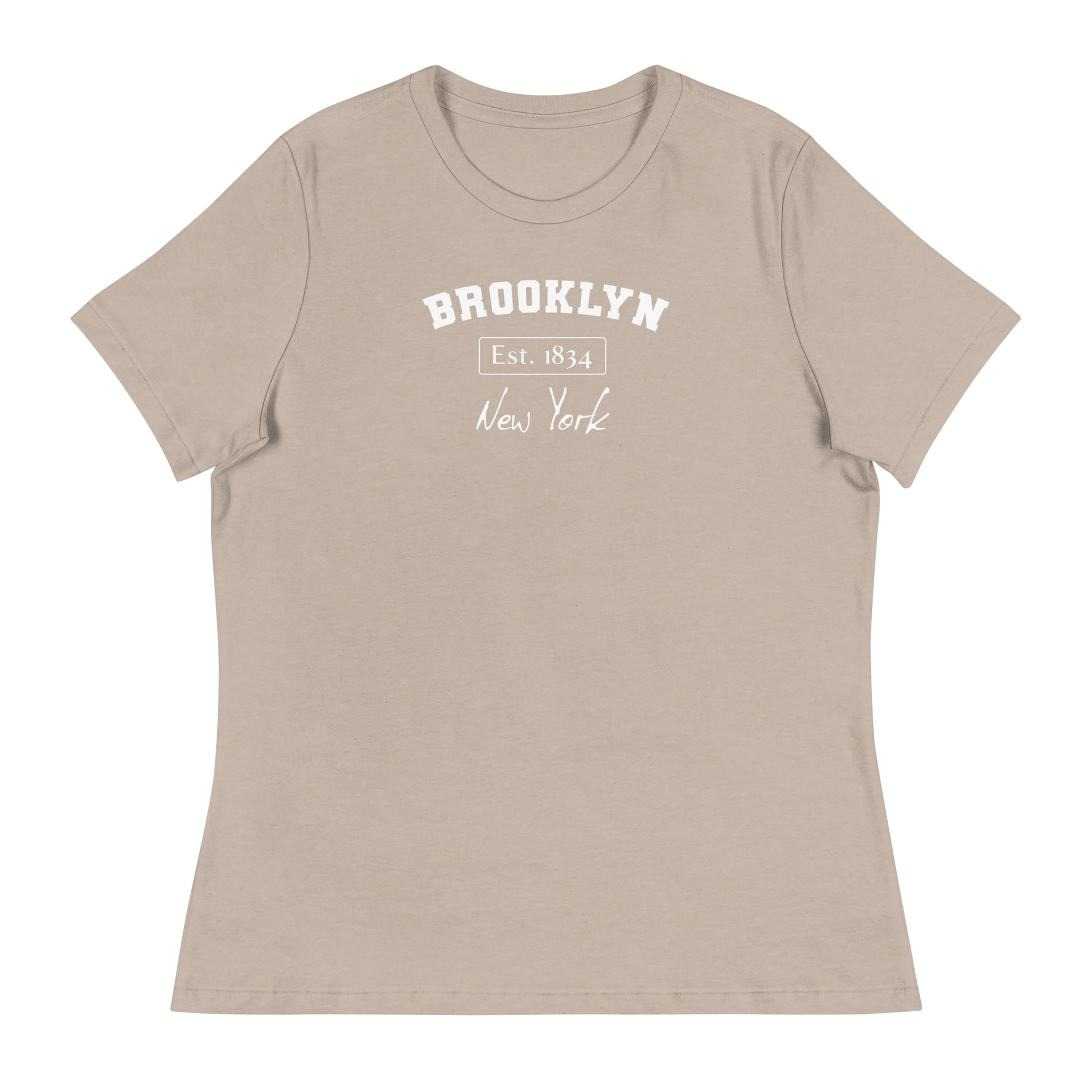 Brooklyn, New York Women's T-Shirt Heather Stone