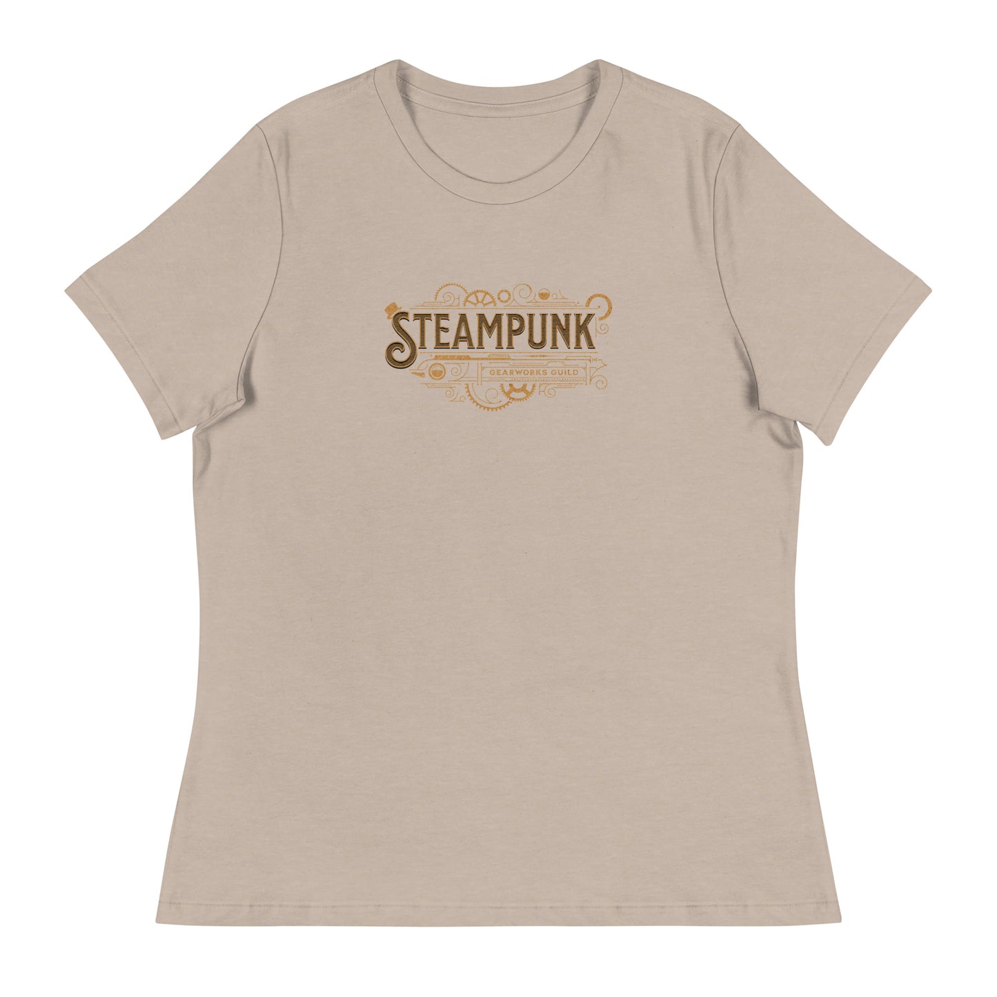 Steampunk Gearworks Guild Women's T-Shirt Heather Stone