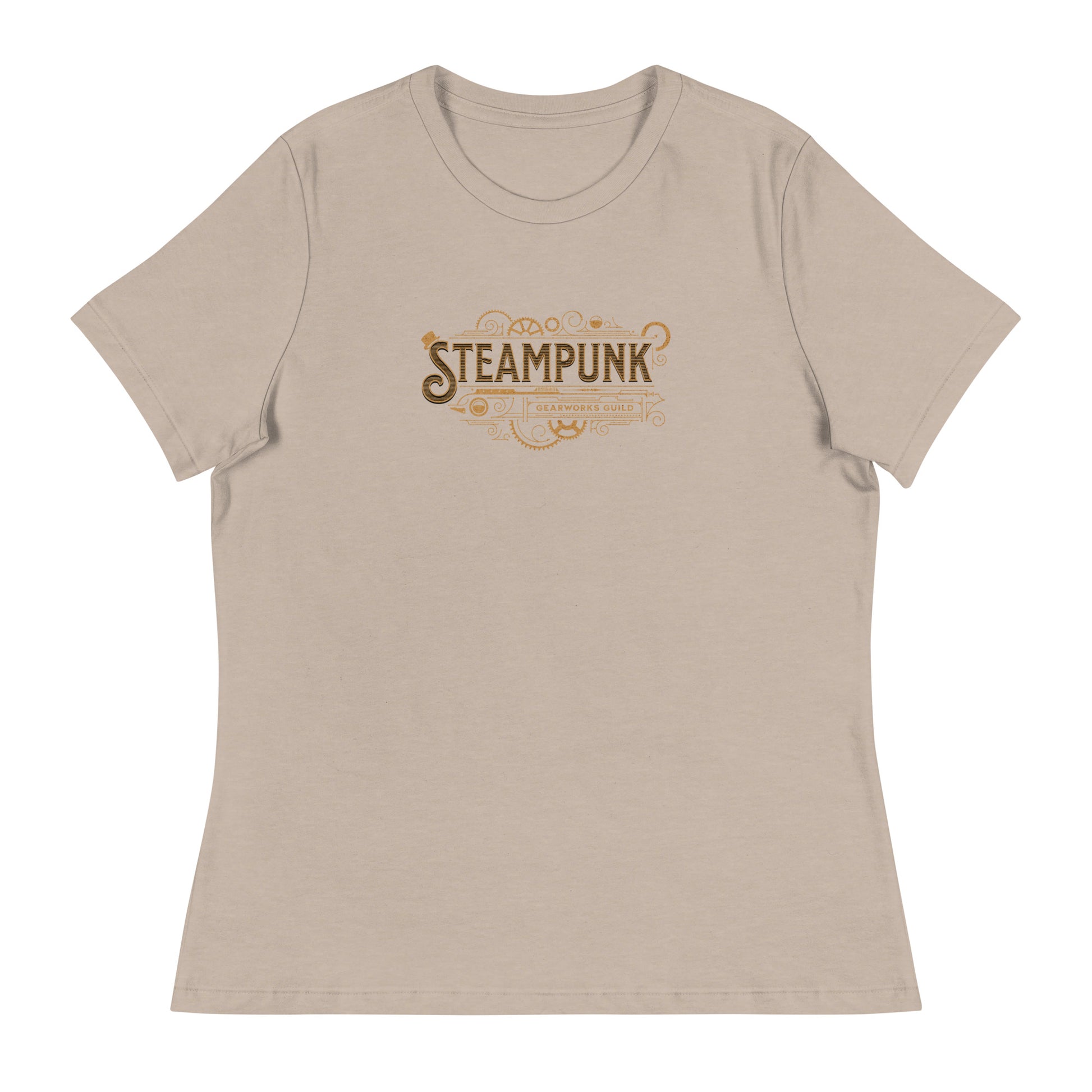 Steampunk Gearworks Guild Women's T-Shirt Heather Stone