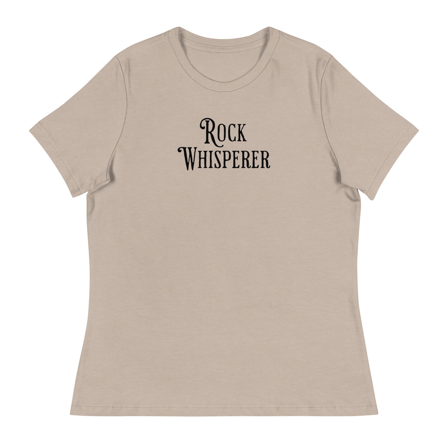 Women's Rock Whisperer T-Shirt Heather Stone