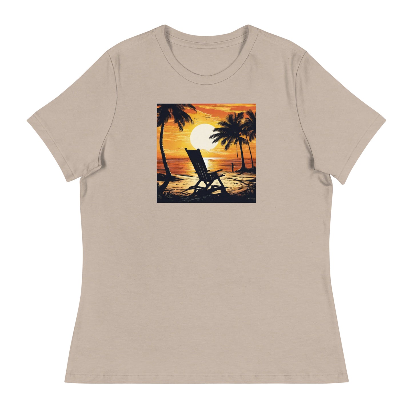 Summer Paradise Women's T-Shirt Heather Stone