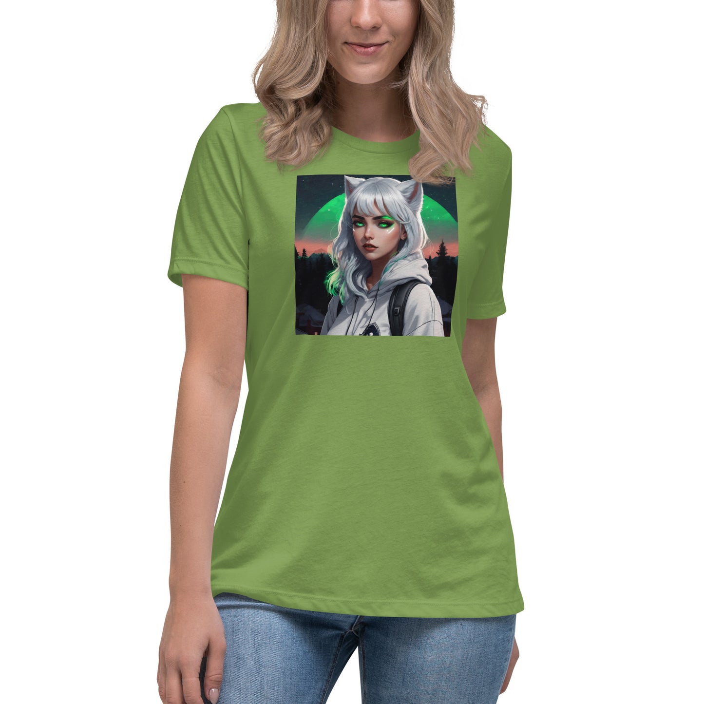 Cute Fox Girl Women's Graphic Tee