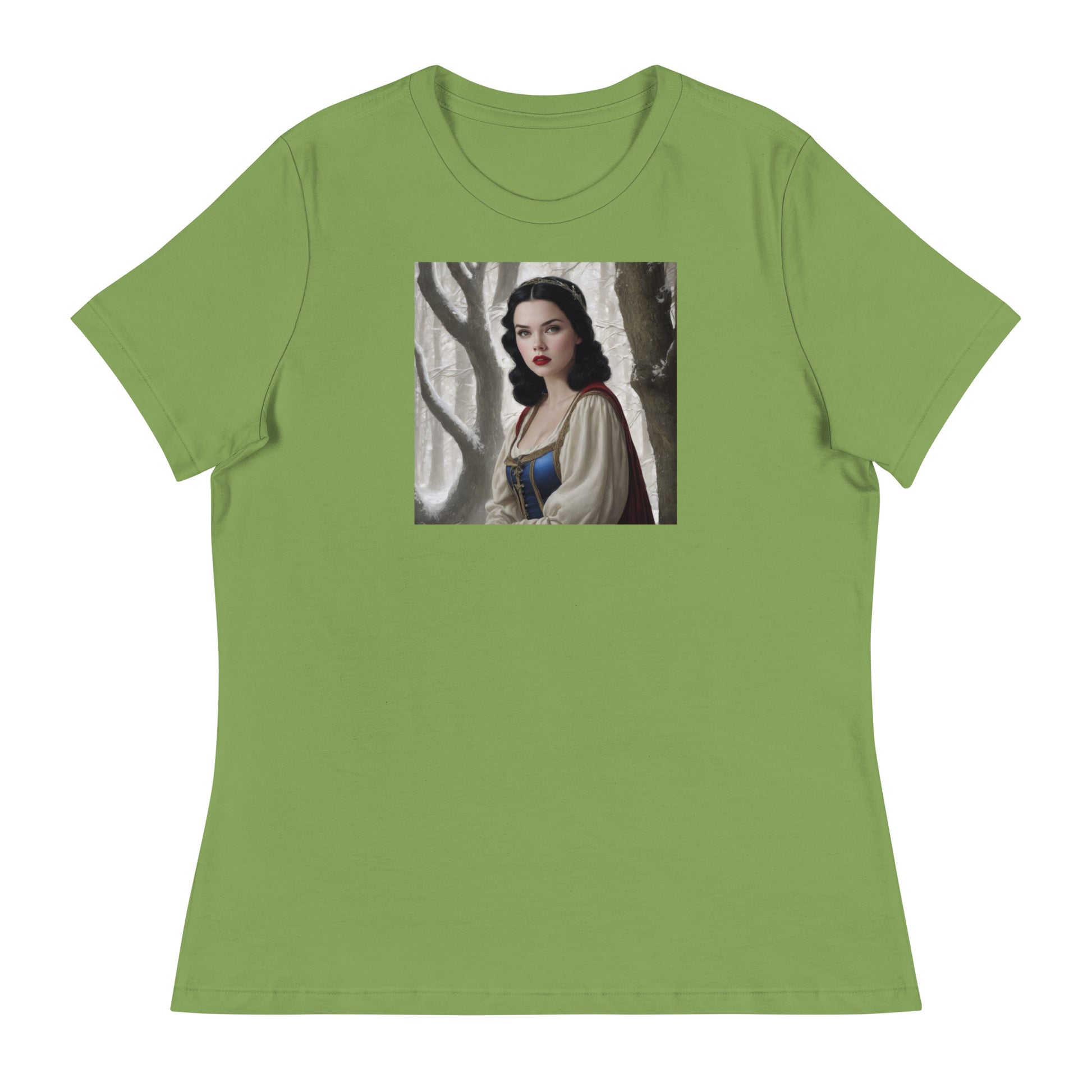 Snow White in Forest T-Shirt Leaf