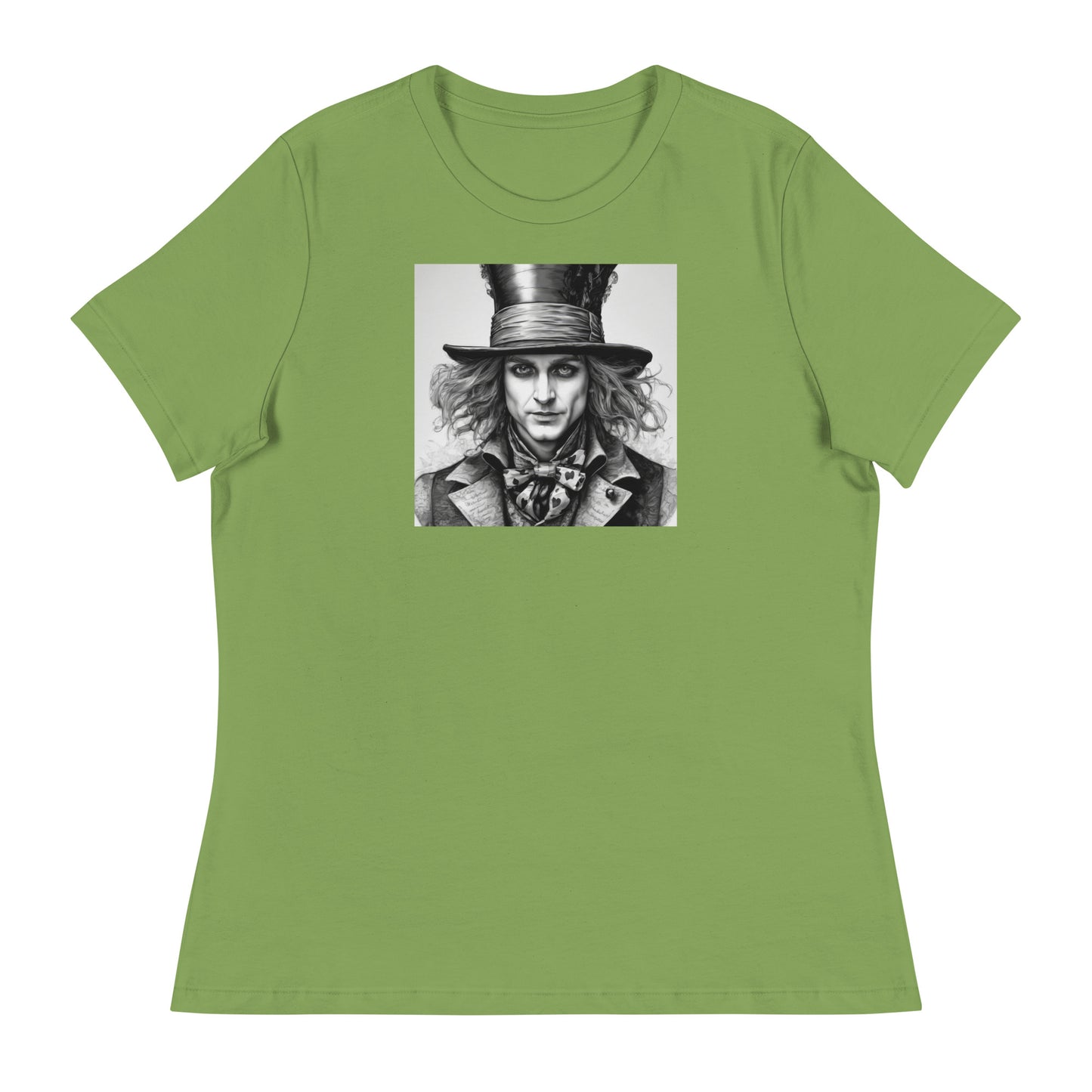 Serenely Eccentric Mad Hatter T-Shirt Leaf