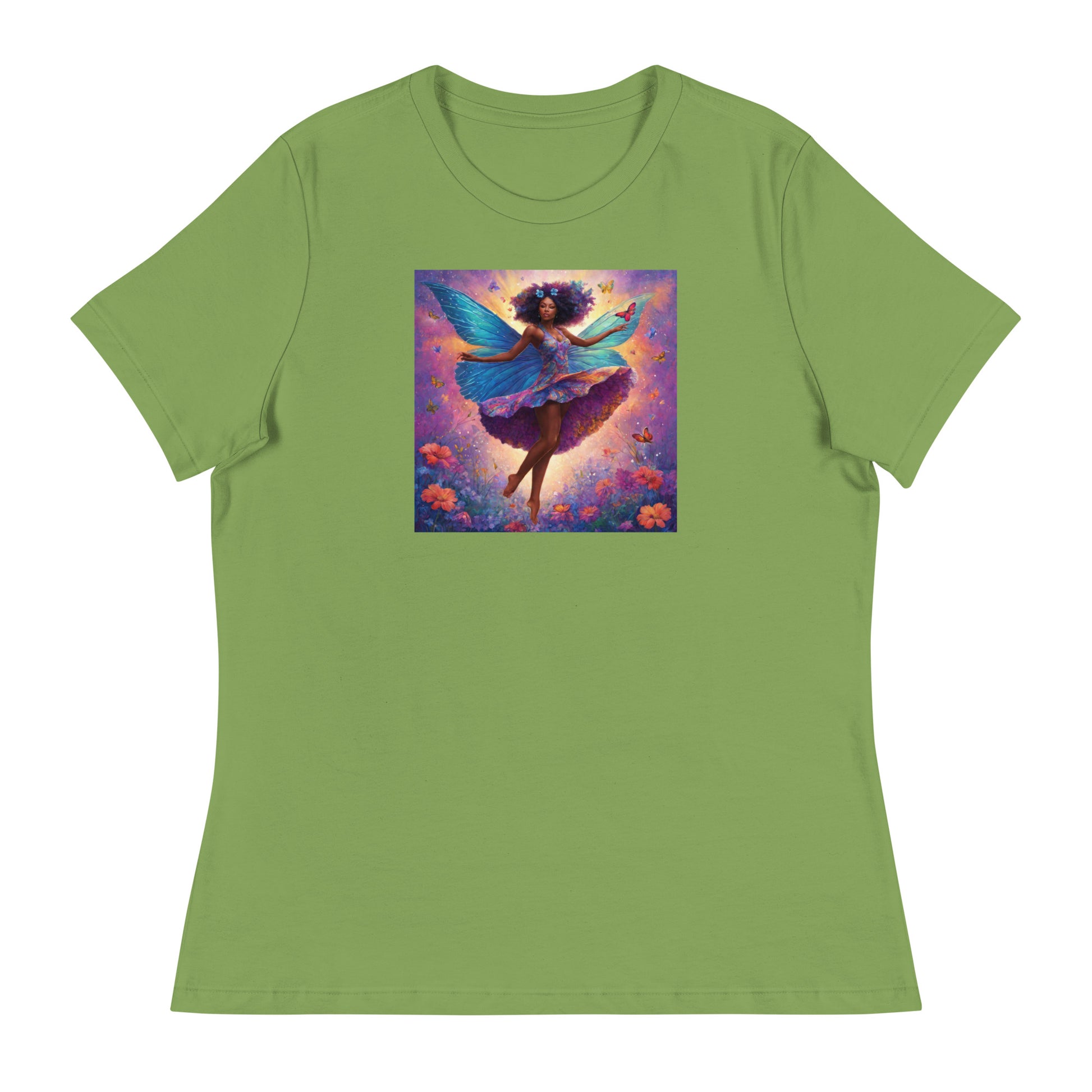 Peaceful Fairy Women's T-Shirt Leaf