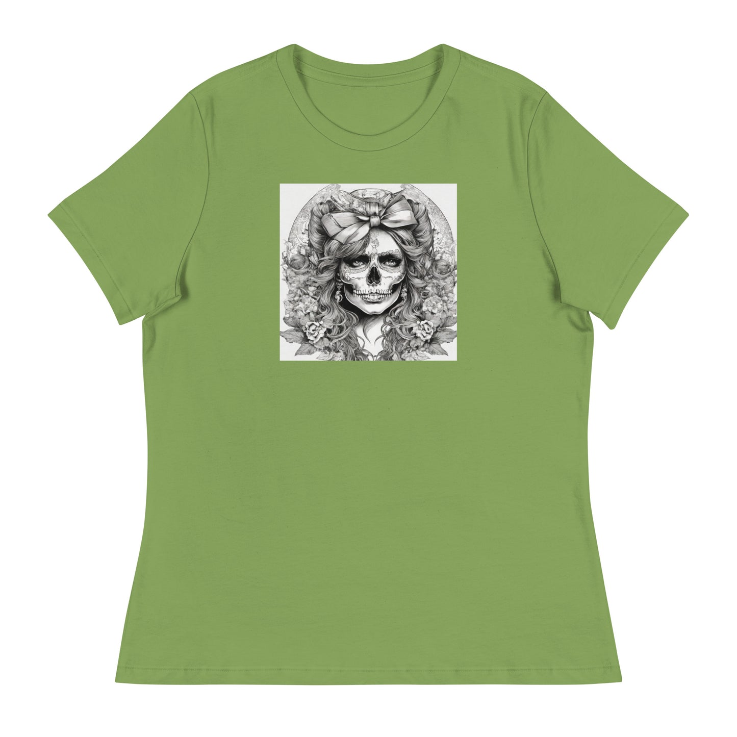 Day of the Dead Princess T-Shirt Leaf