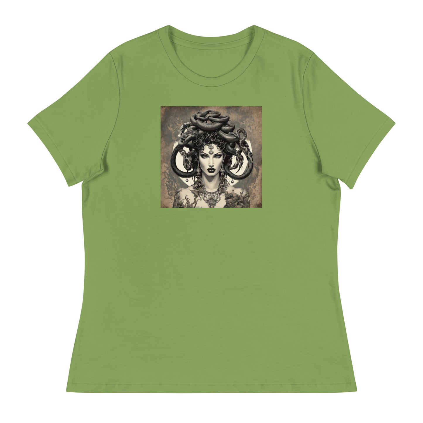 Medusa's Gaze Women's Graphic Tee Leaf