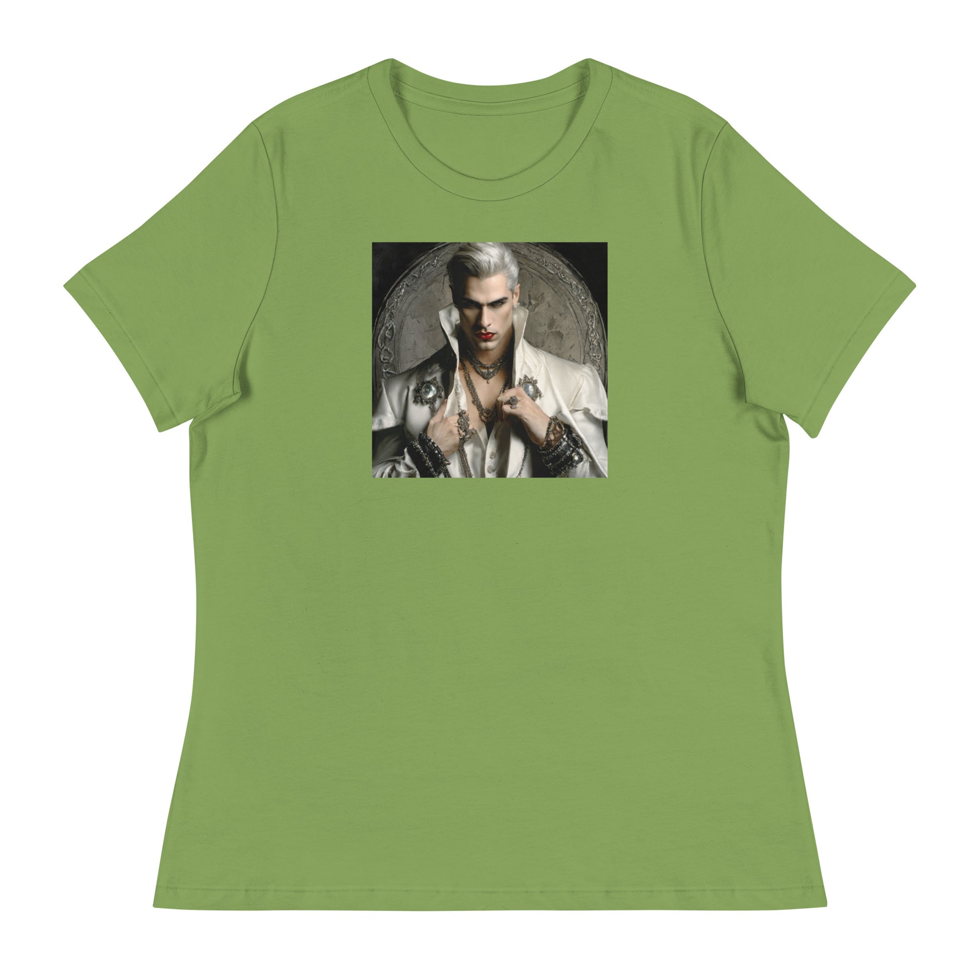 Vampire with Style Women's Graphic Tee Leaf