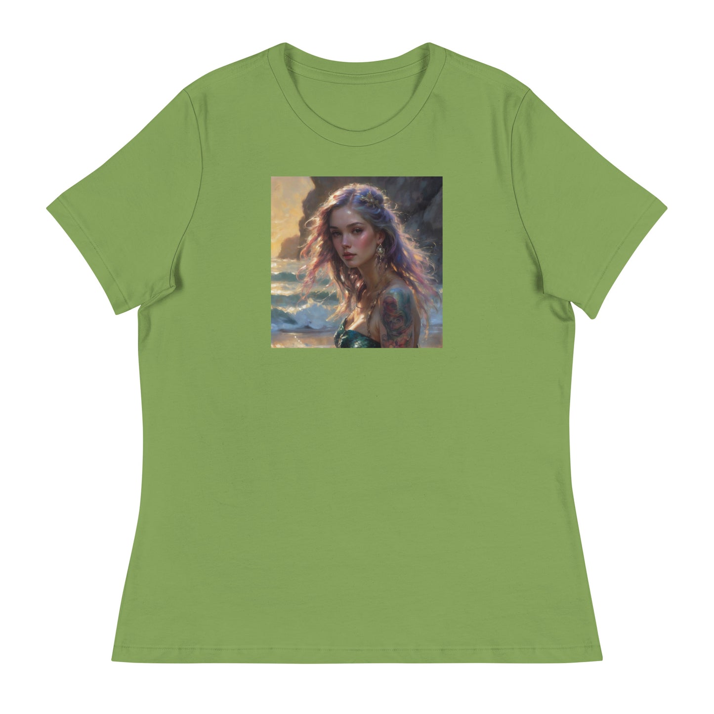 Mermaid's Gaze Women's T-Shirt Leaf