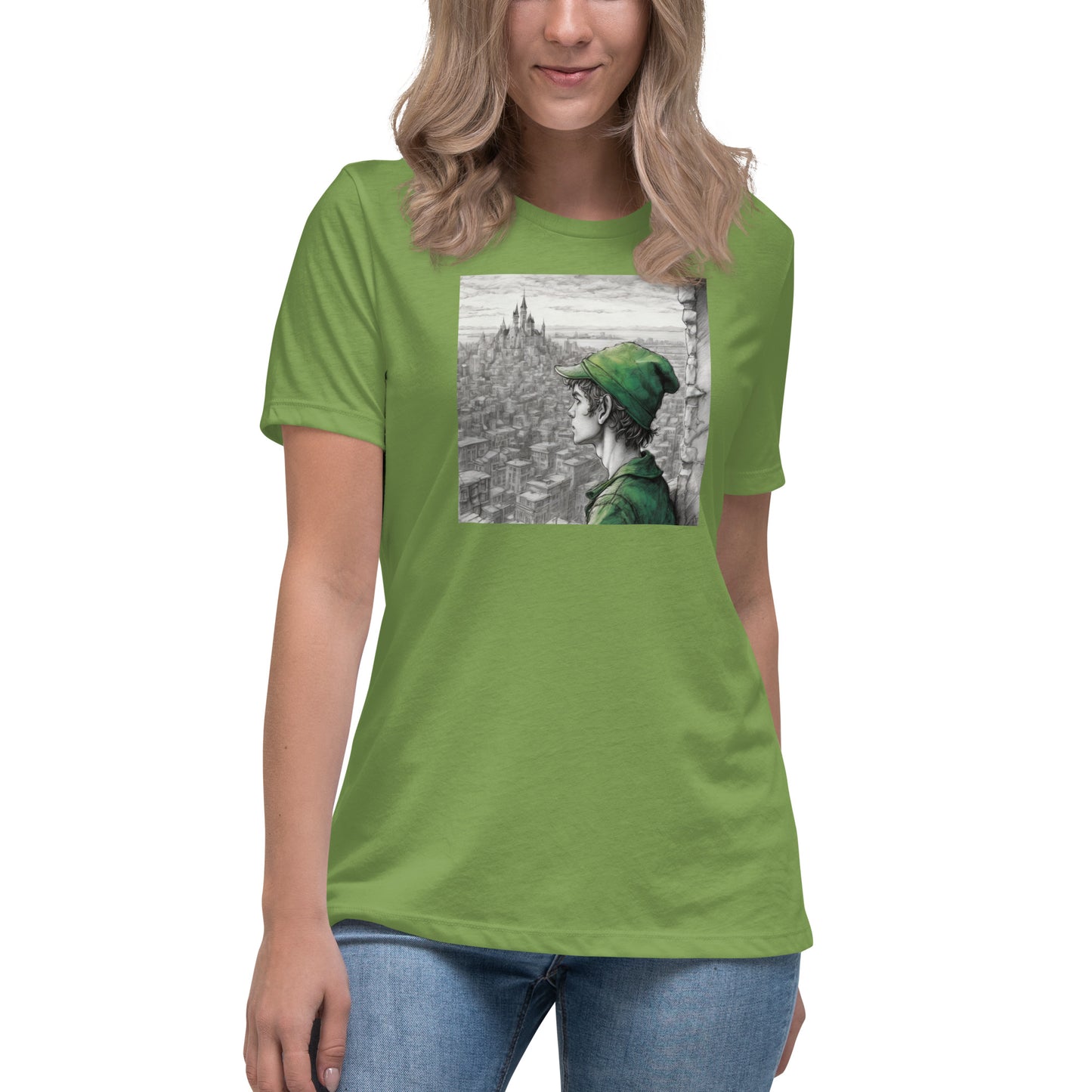 Peter Pan Overlooking the City Women's T-Shirt