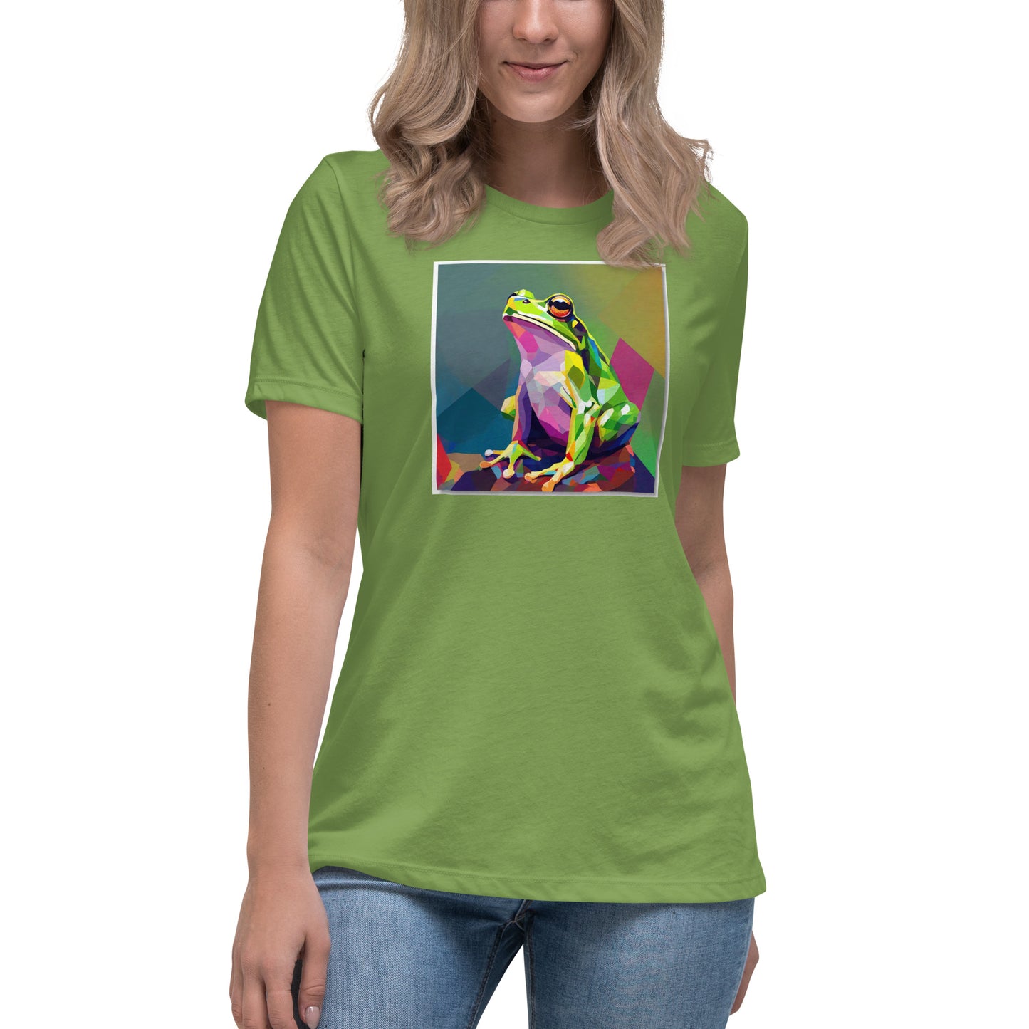 Geometric Frog Women's Animal T-Shirt