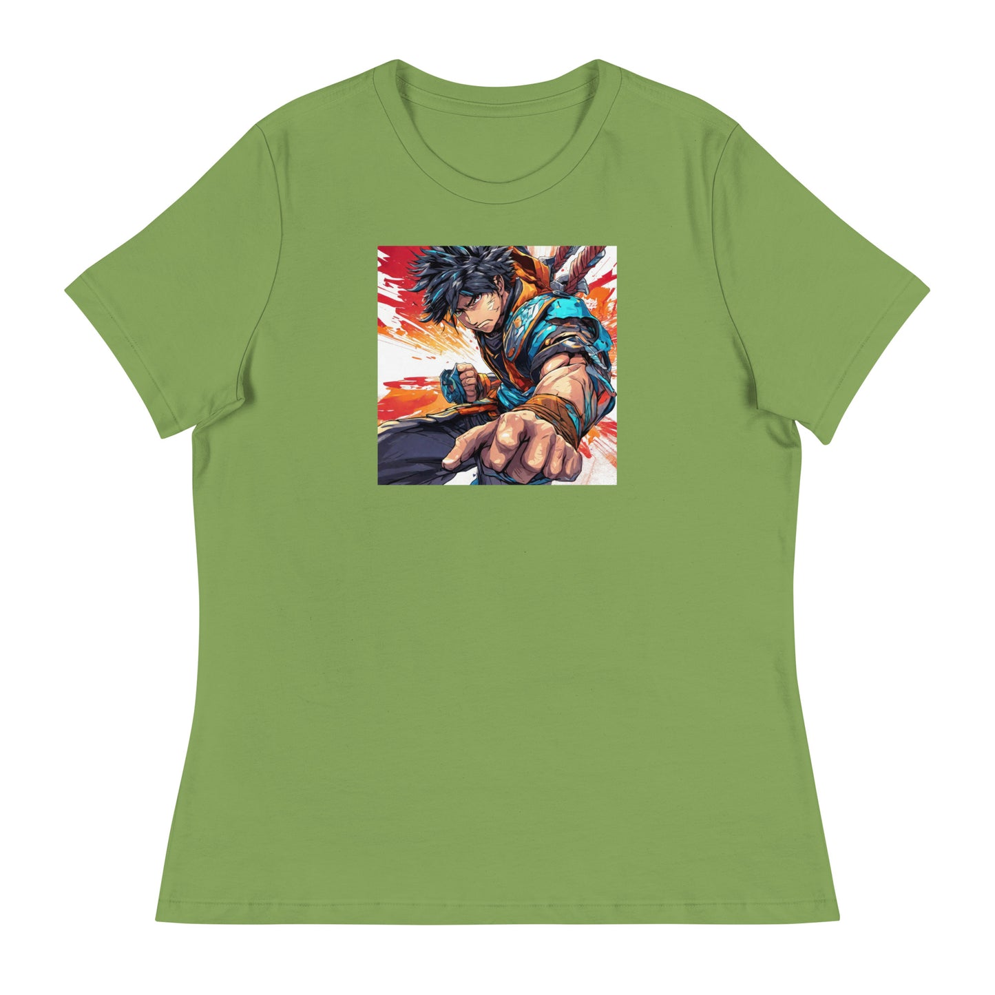 Dauntless Hero Women's Anime T-Shirt Leaf