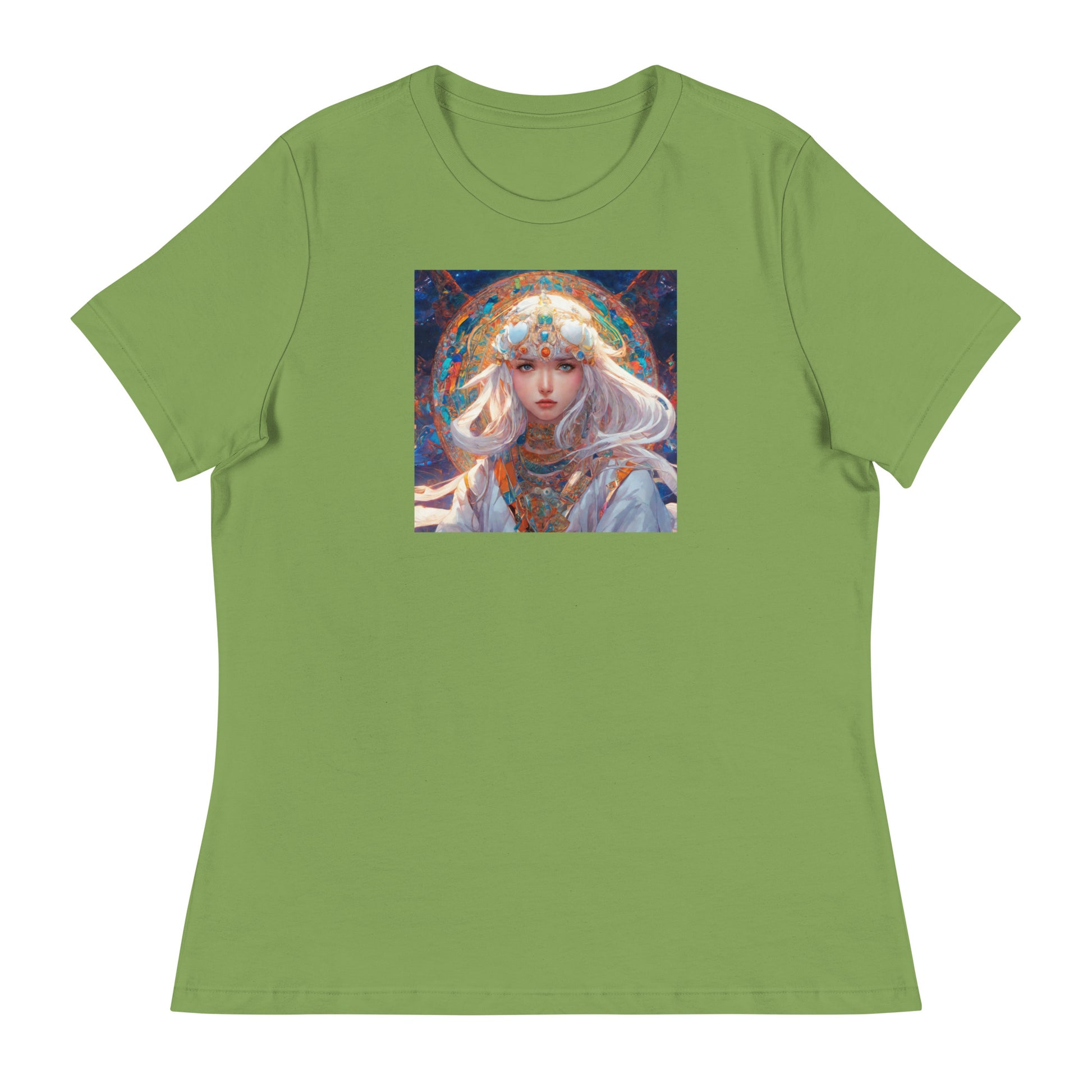 Mystical Mage Women's Anime T-Shirt Leaf