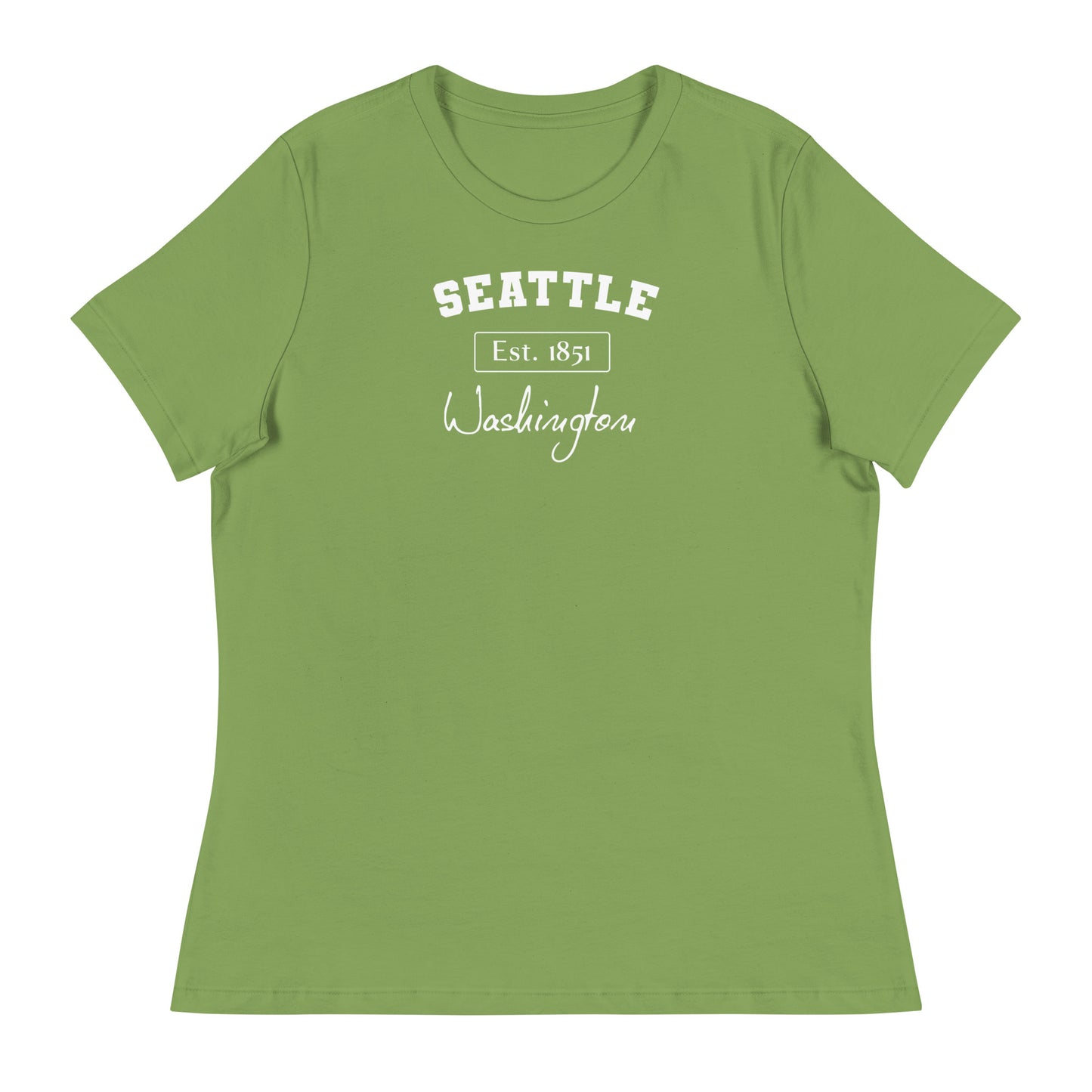 Seattle, Washington Women's T-Shirt Leaf