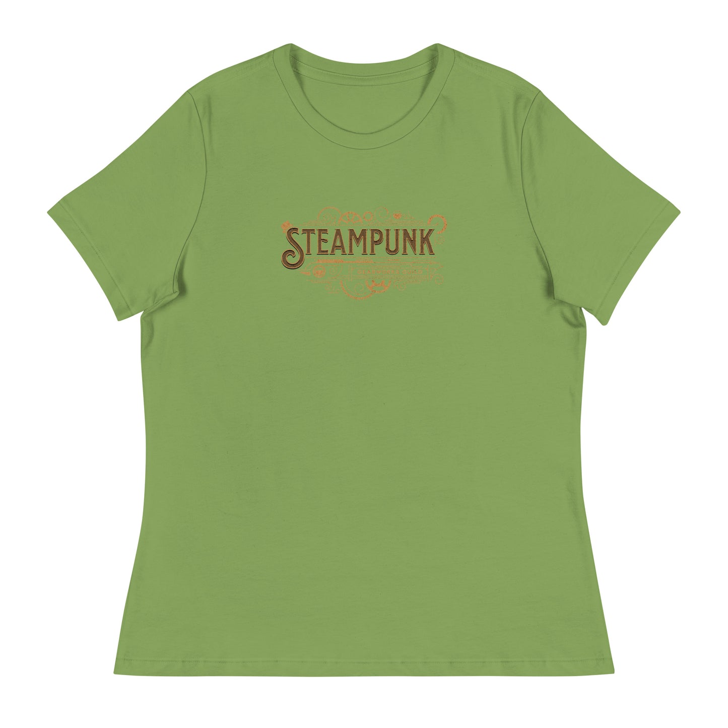 Steampunk Gearworks Guild Women's T-Shirt Leaf