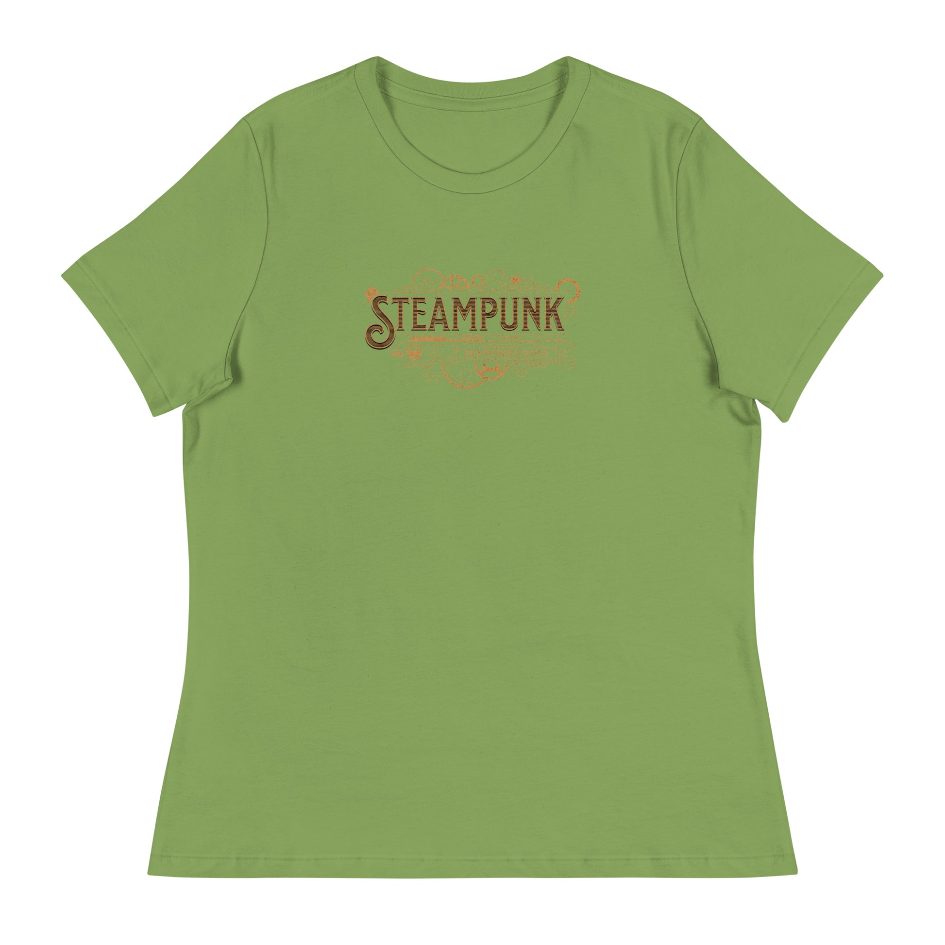 Steampunk Gearworks Guild Women's T-Shirt Leaf