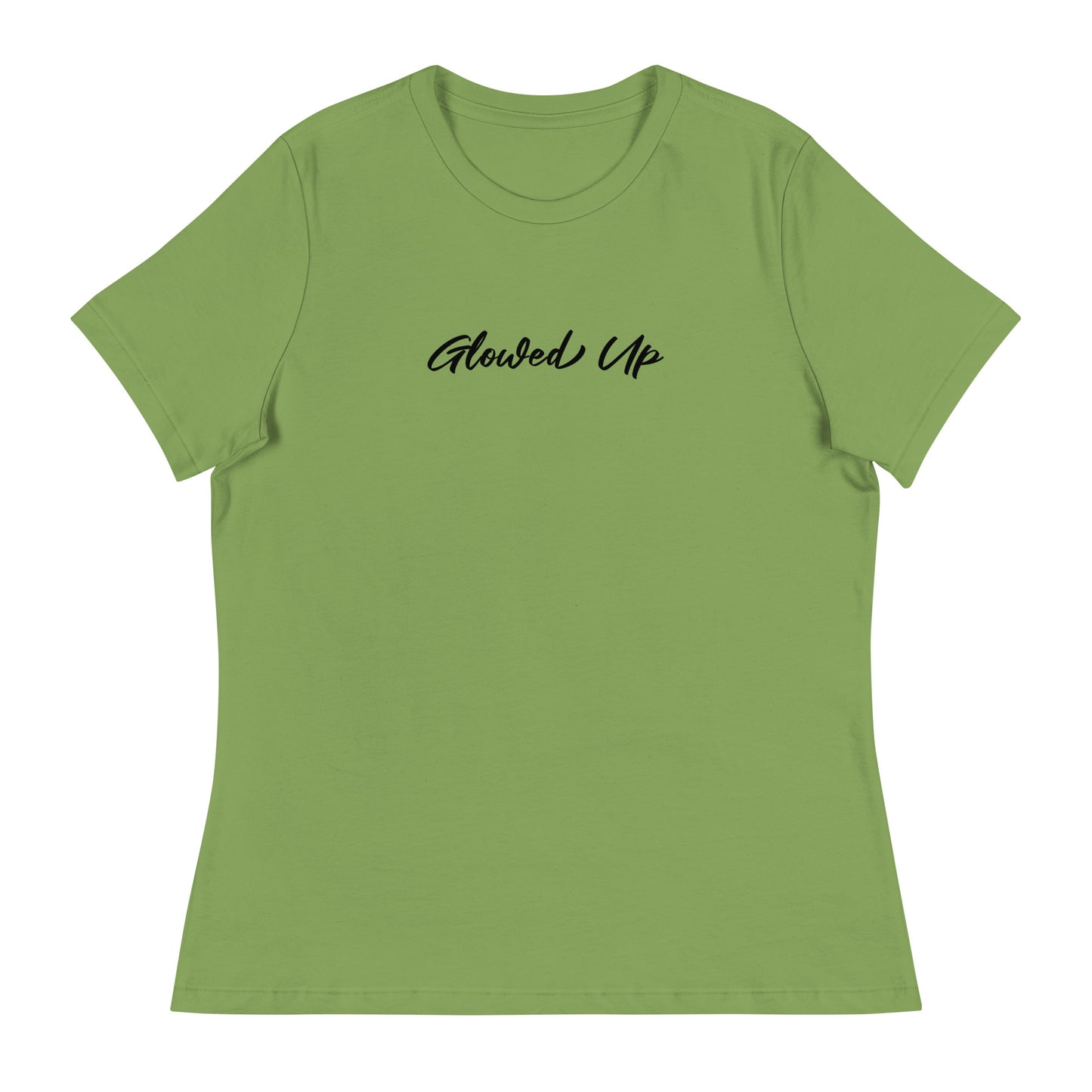 Women's Glowed Up T-Shirt Leaf