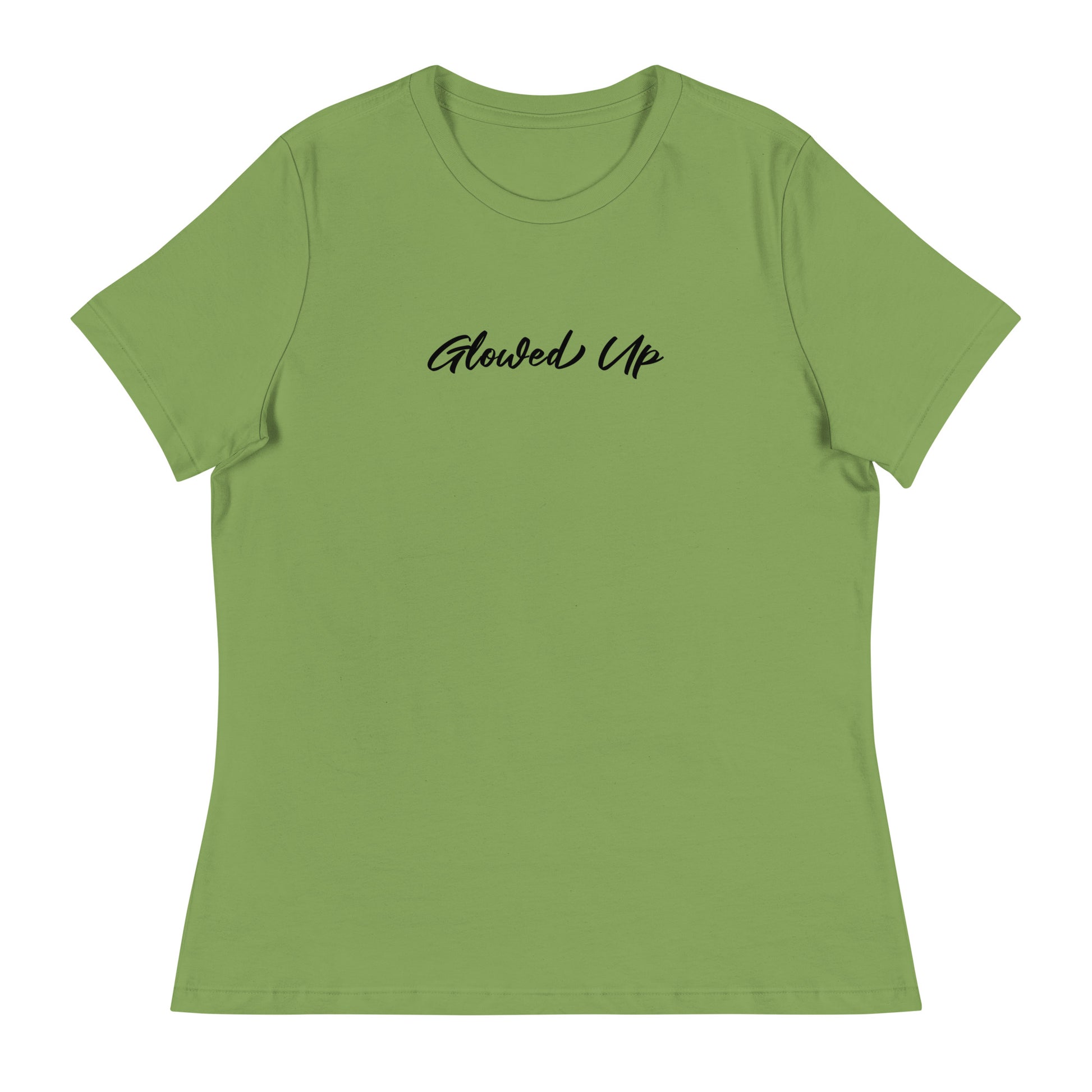 Women's Glowed Up T-Shirt Leaf