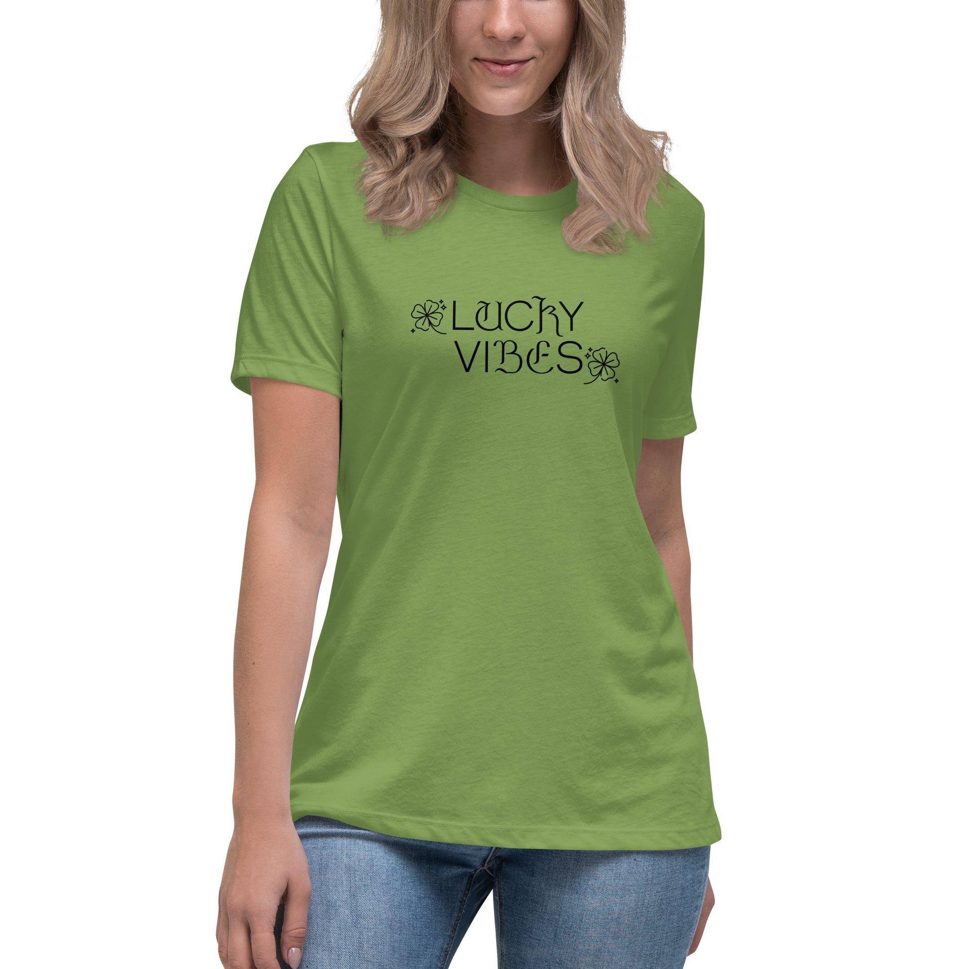 Lucky Vibes Women's St Patrick's Day T-Shirt