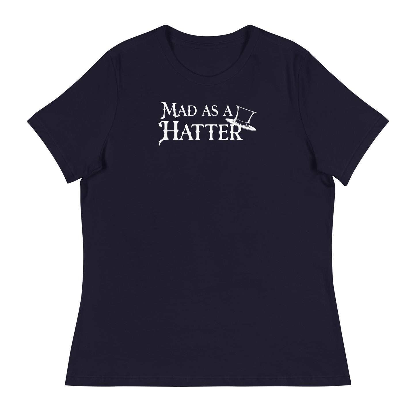 Mad as a Hatter Women's T-Shirt Navy