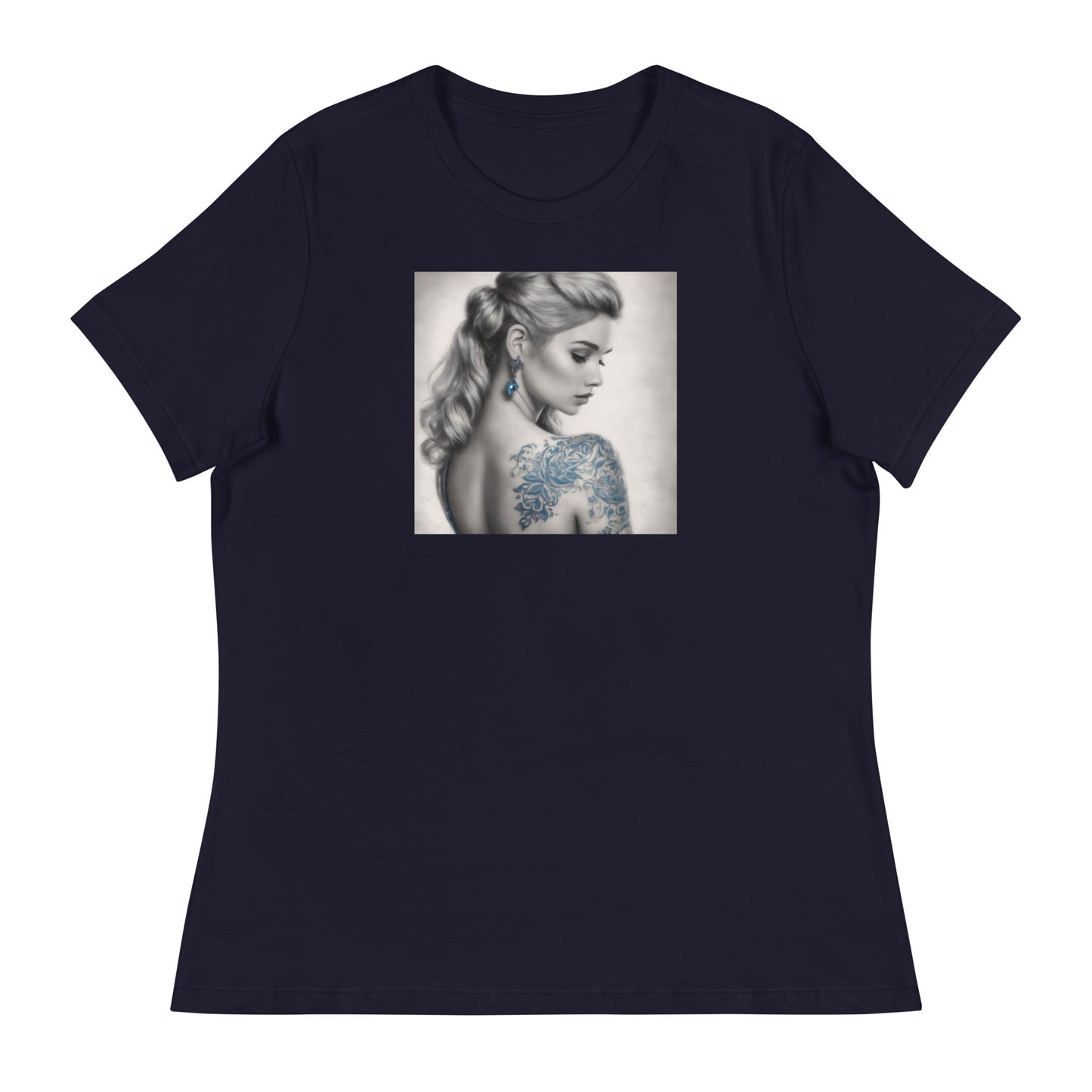 Inked Cinderella Women's T-Shirt Navy