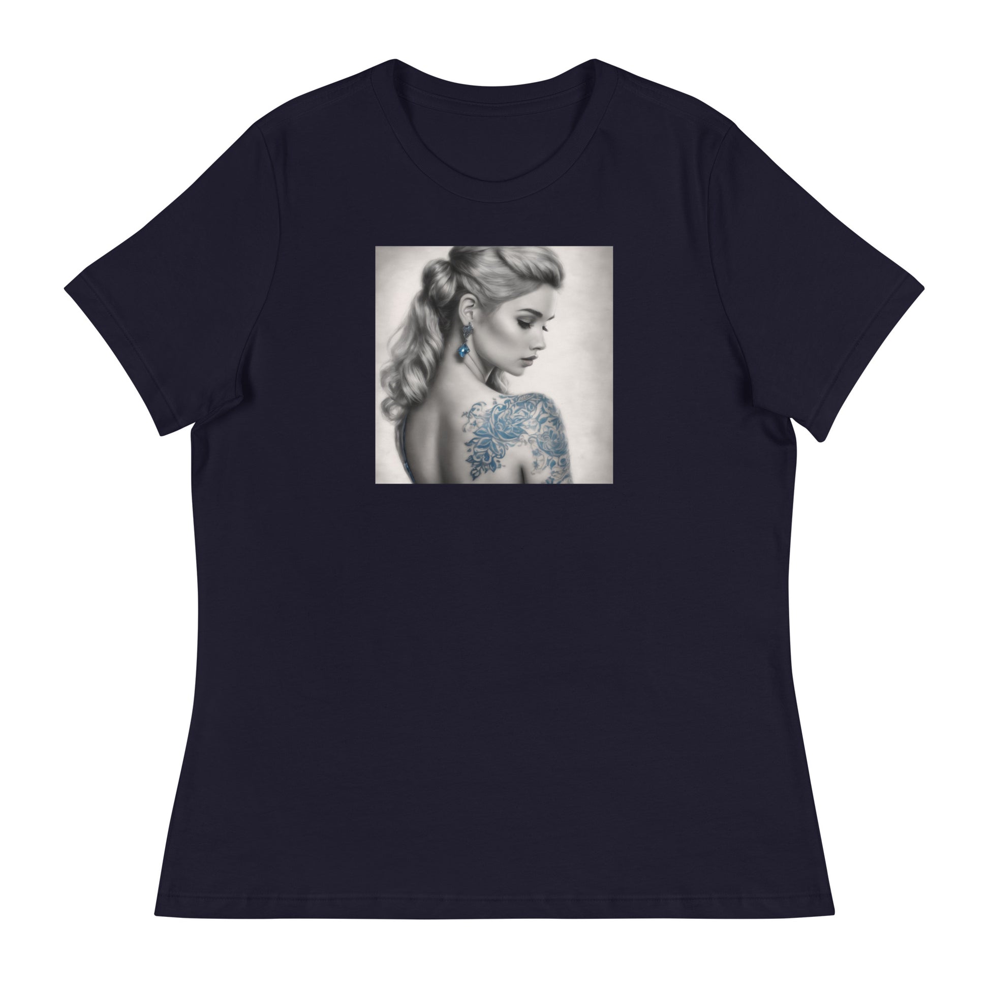 Inked Cinderella Women's T-Shirt Navy