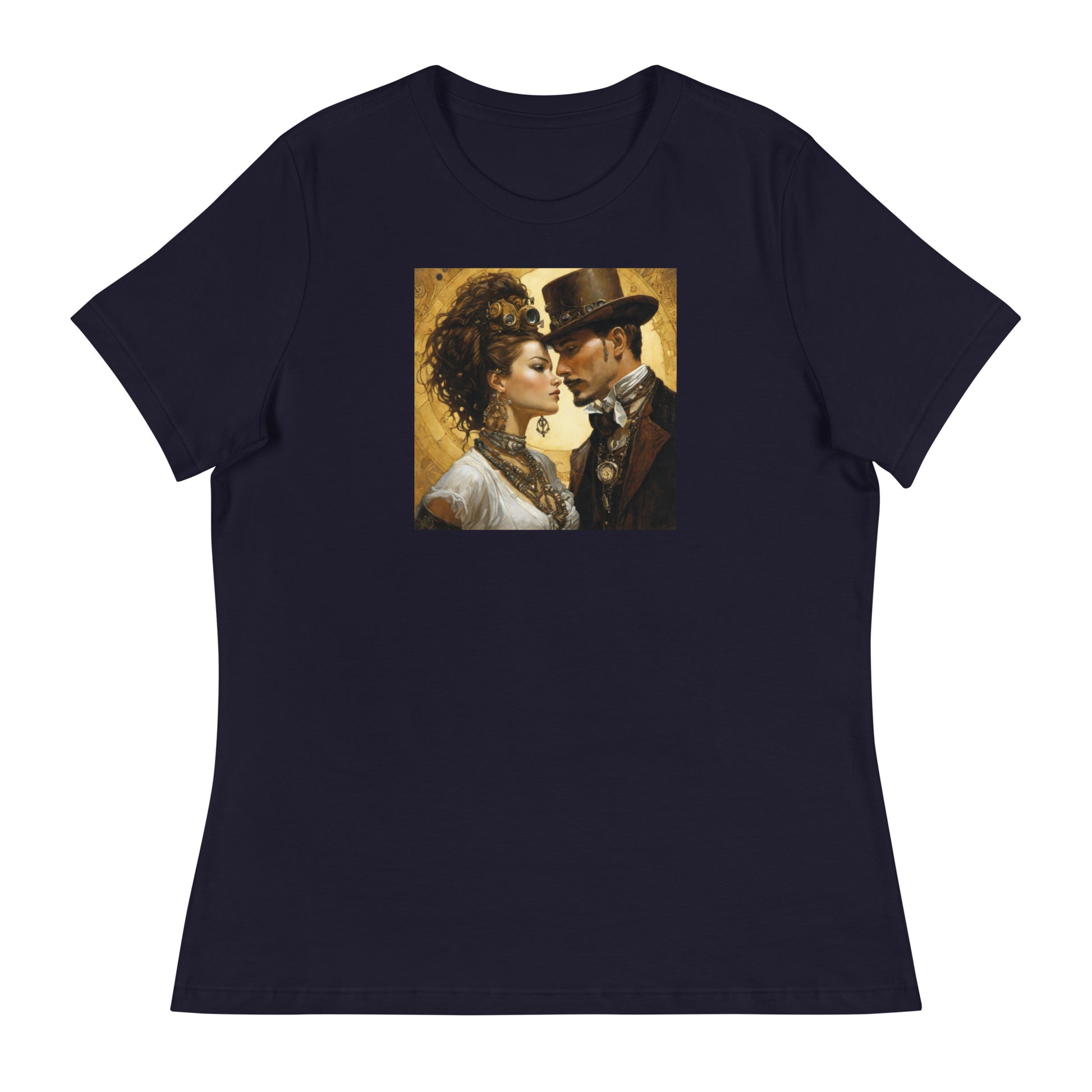 Steampunk Love T-Shirt Navy