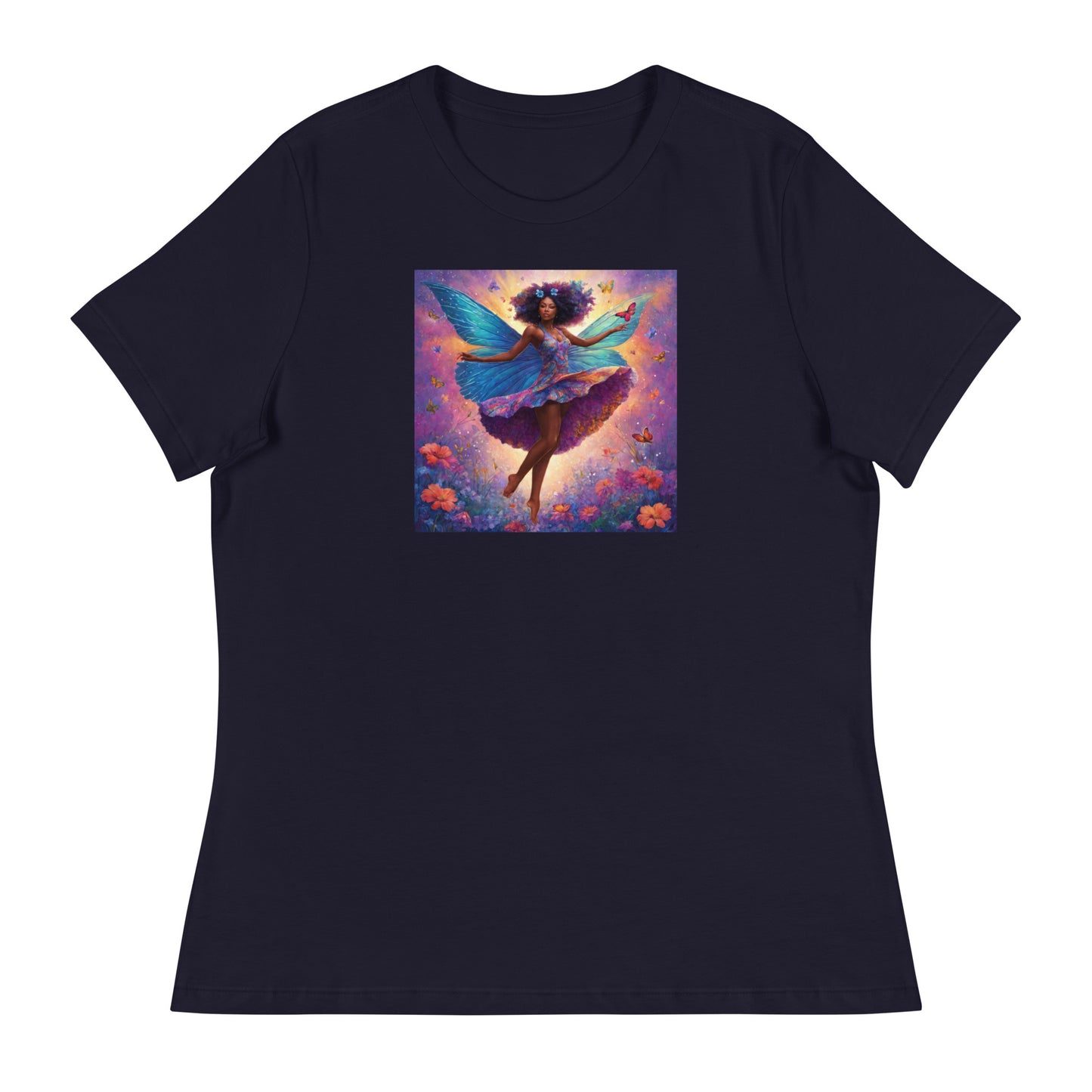 Peaceful Fairy Women's T-Shirt Navy