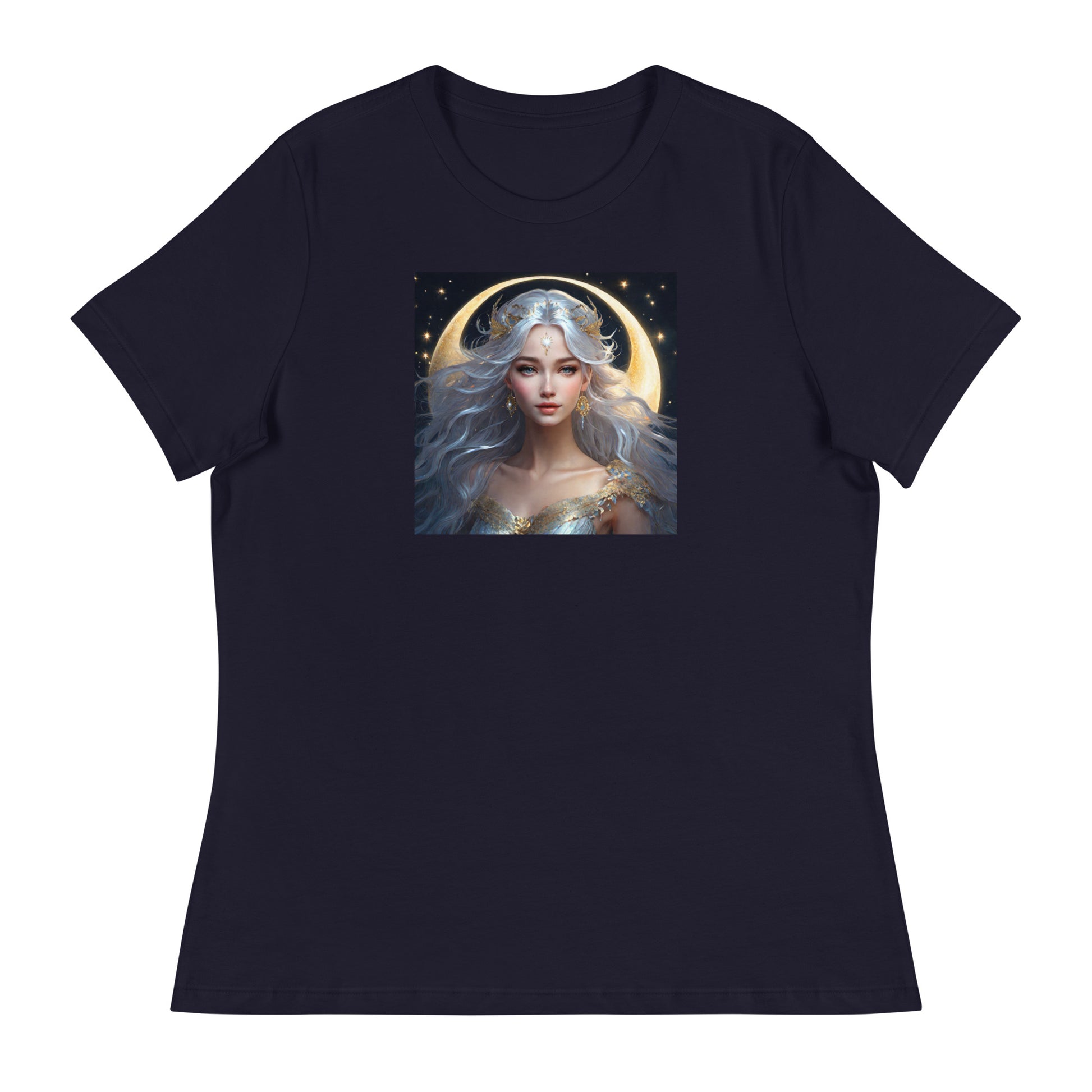 Moon Fairy Women's T-Shirt Navy