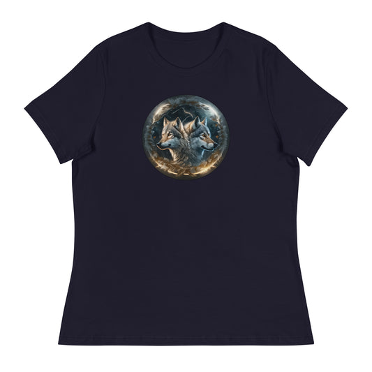 Women's Wolf Spirits T-Shirt Navy