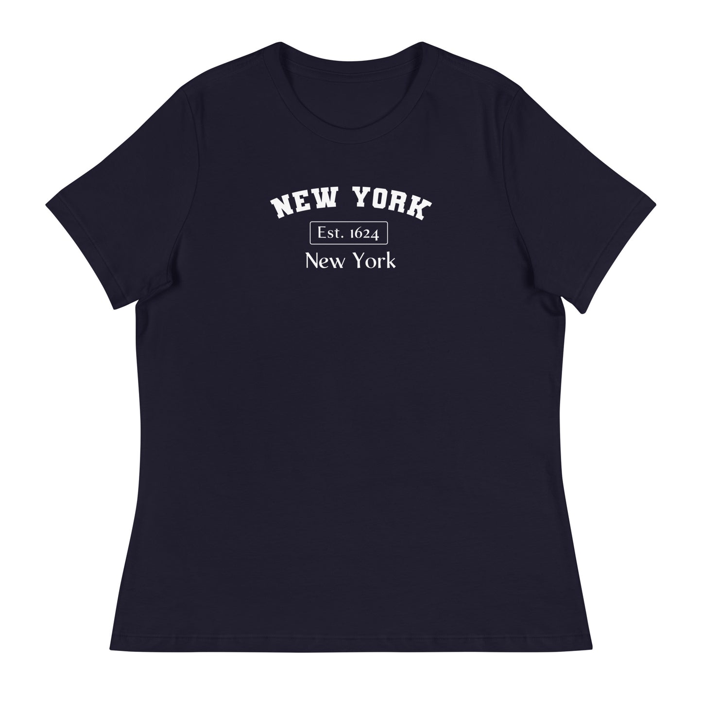 New York, New York Women's T-Shirt Navy