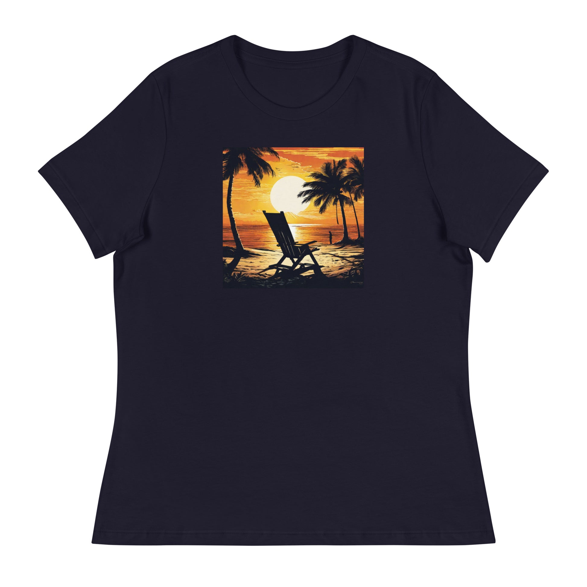 Summer Paradise Women's T-Shirt Navy