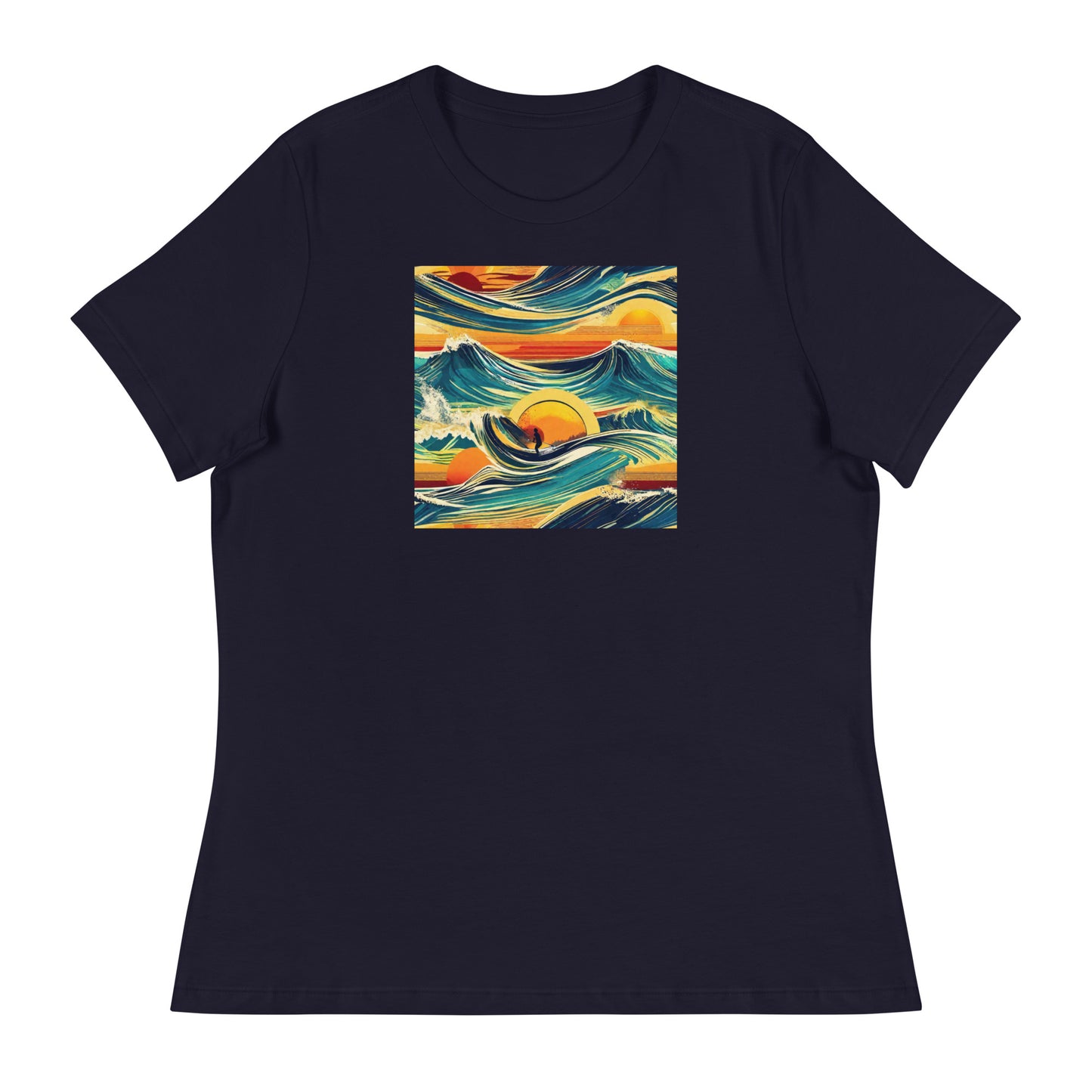 Surf's Up Women's T-Shirt Navy