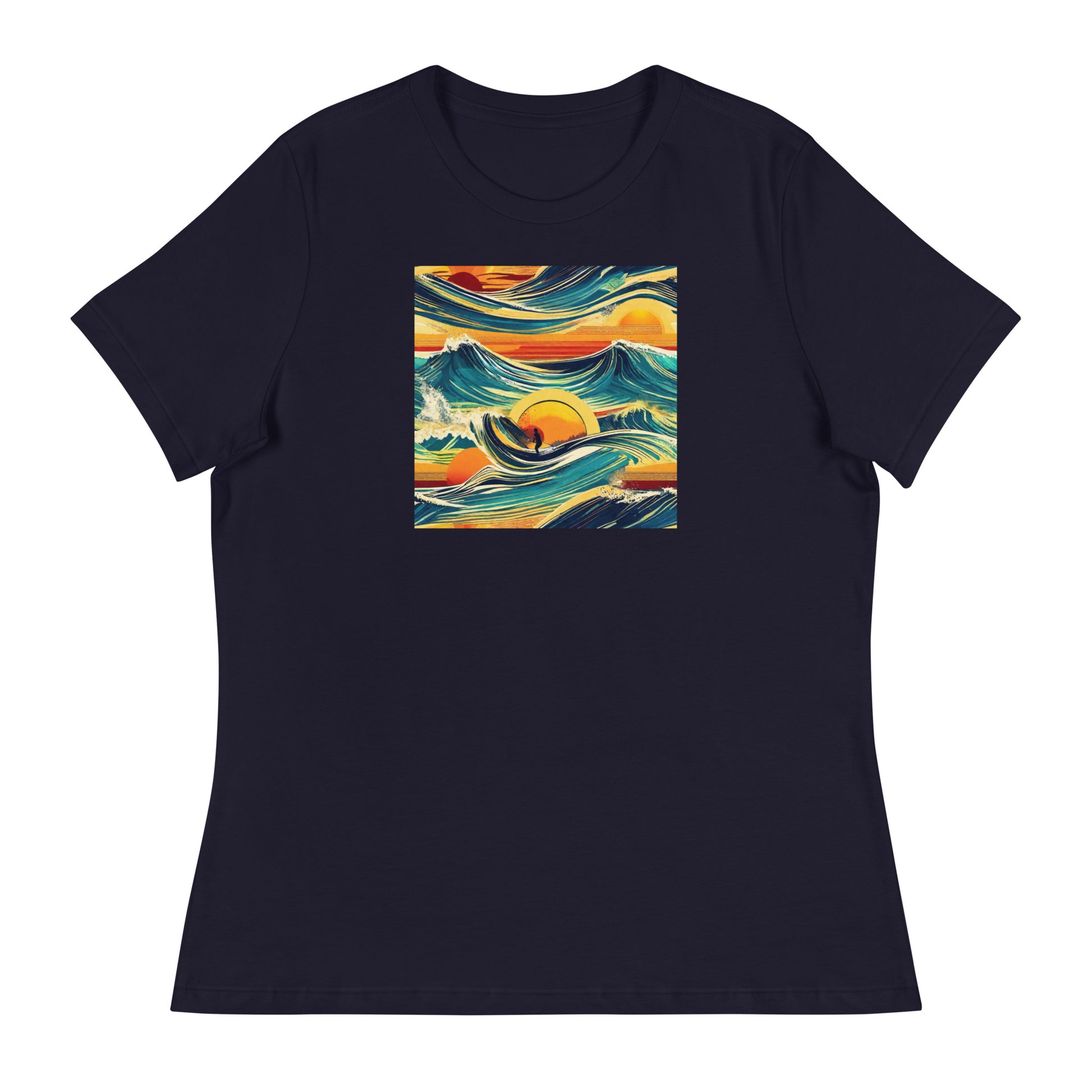 Surf's Up Women's T-Shirt Navy