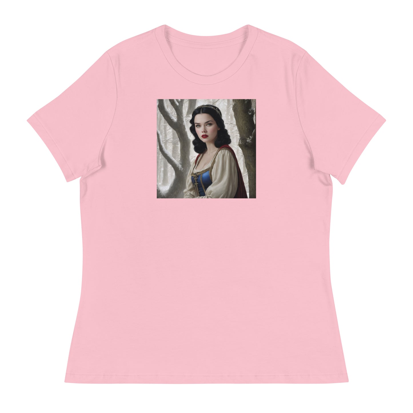 Snow White in Forest T-Shirt Pink