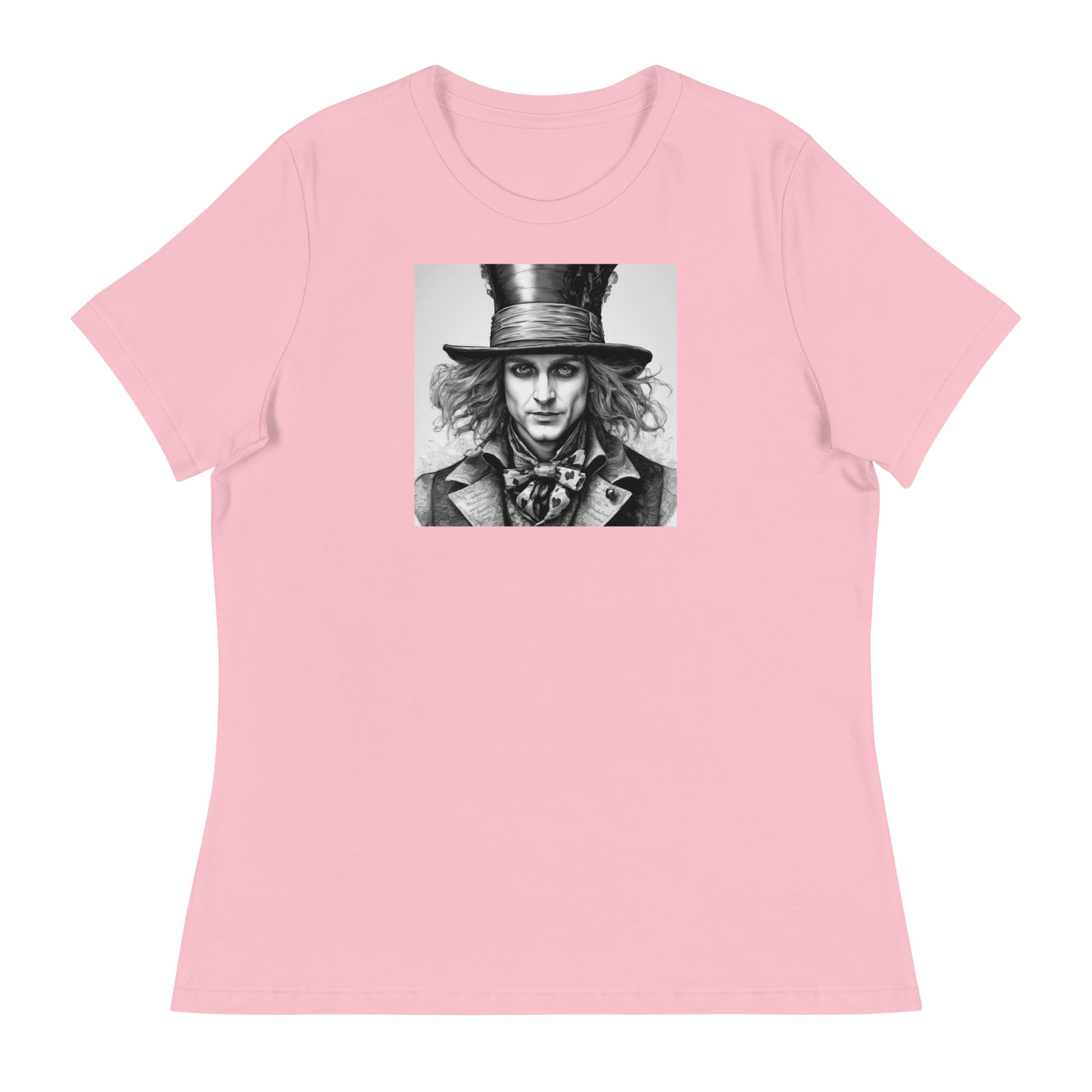 Serenely Eccentric Mad Hatter T-Shirt Pink