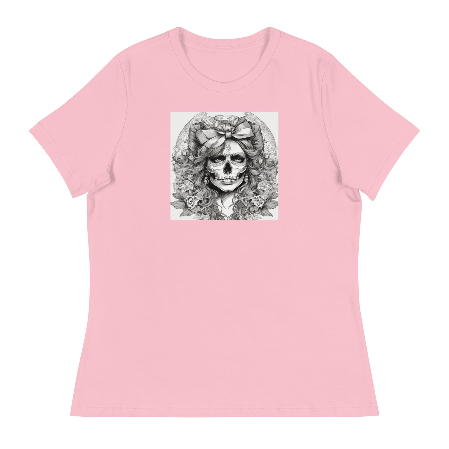 Day of the Dead Princess T-Shirt Pink