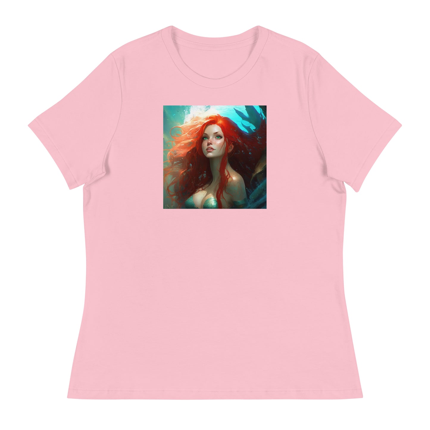 The Little Mermaid Under the Sea Women's T-Shirt Pink