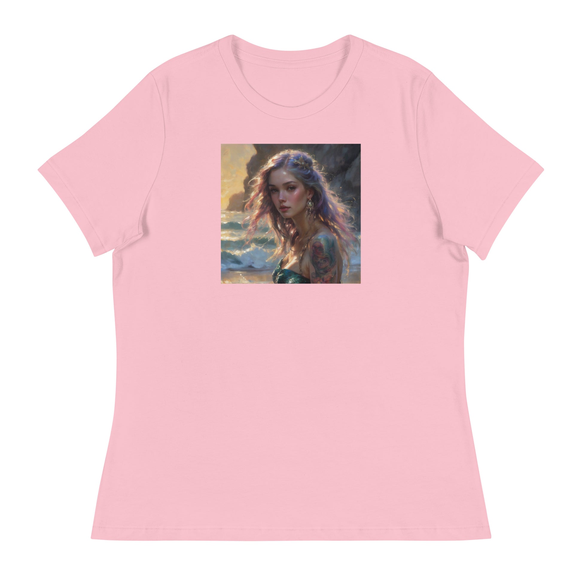 Mermaid's Gaze Women's T-Shirt Pink