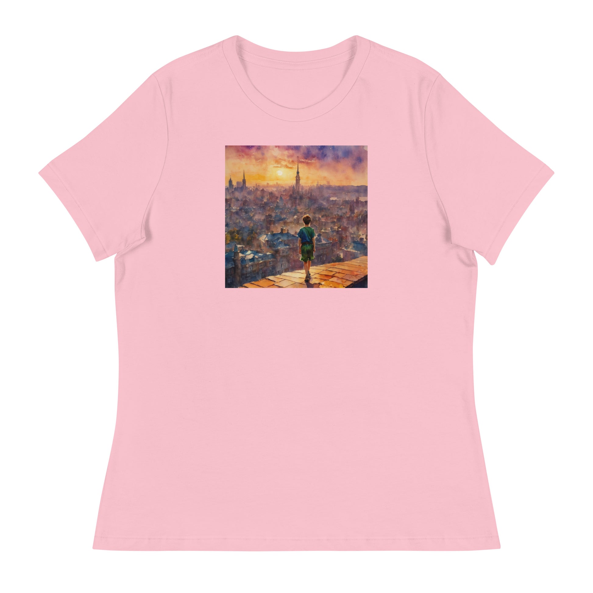 Peter Pan's World Women's T-Shirt Pink