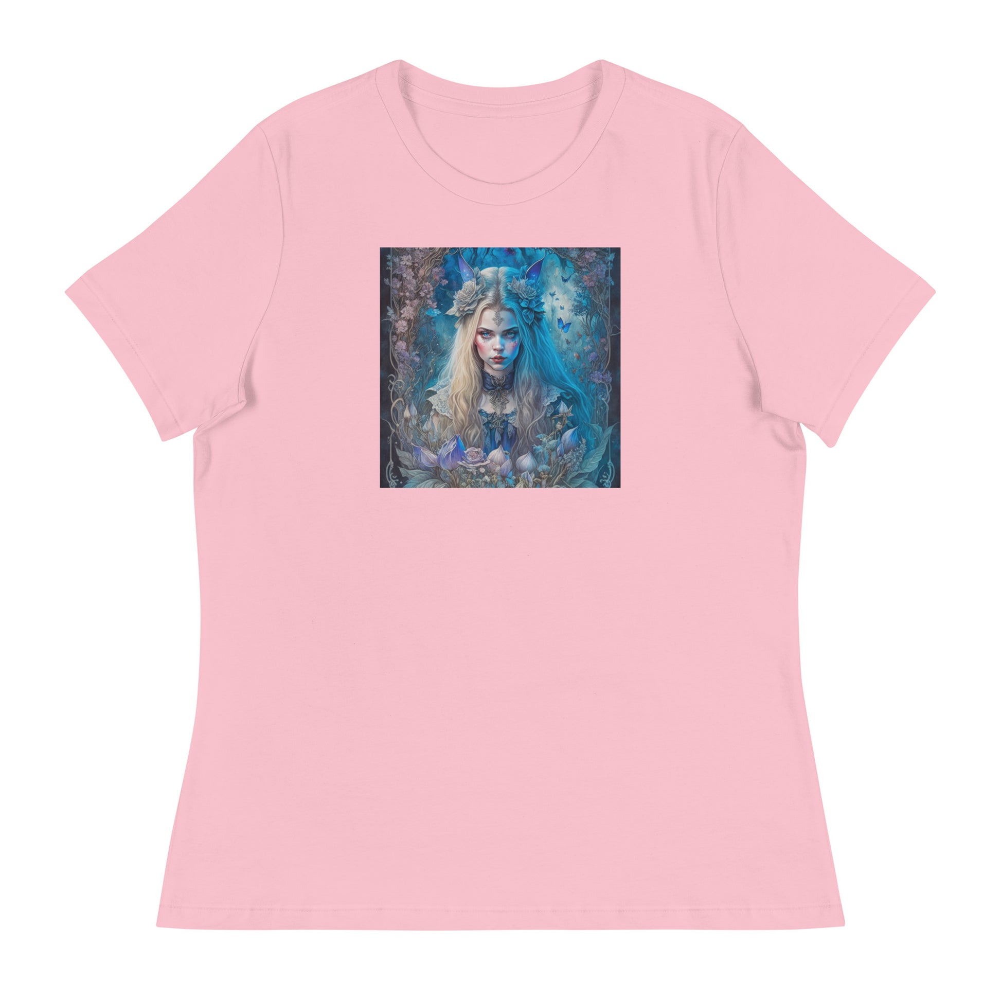 Esoteric Alice in Wonderland Women's T-Shirt Pink