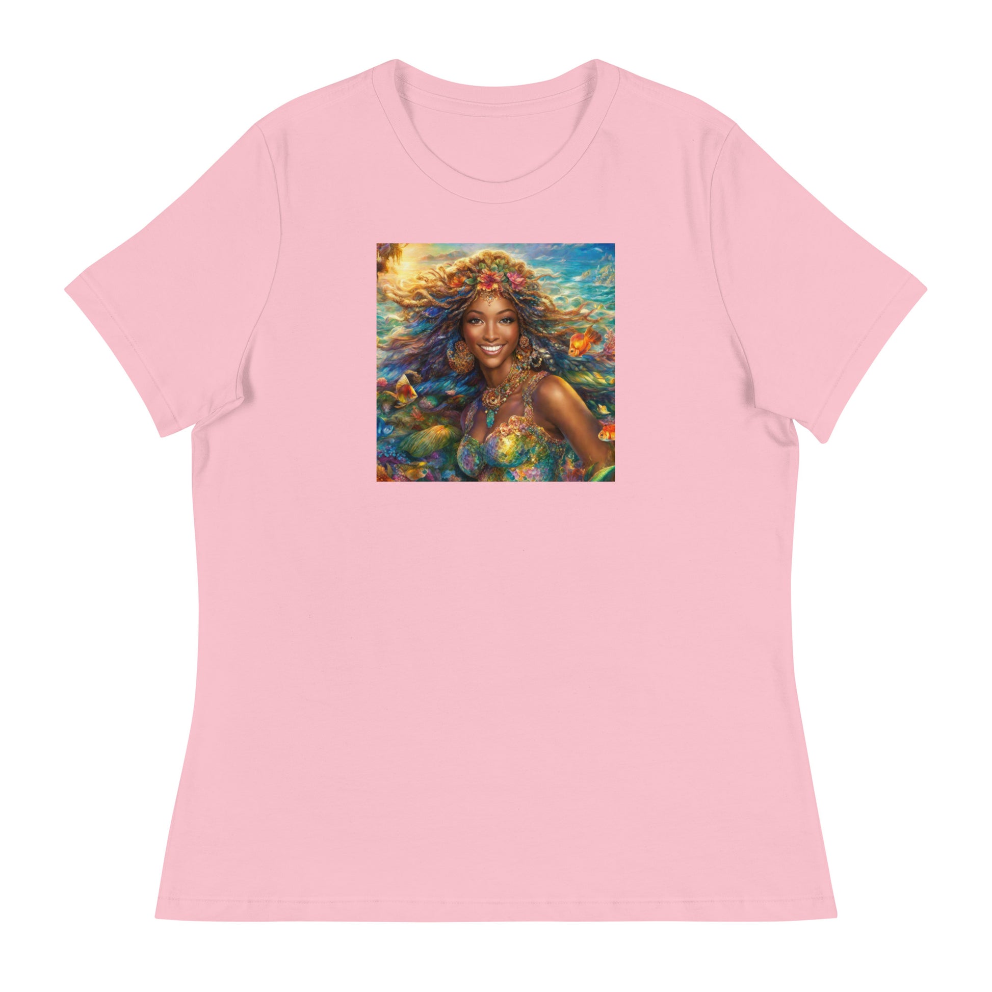 Little Mermaid Fairy Tale Women's T-Shirt Pink