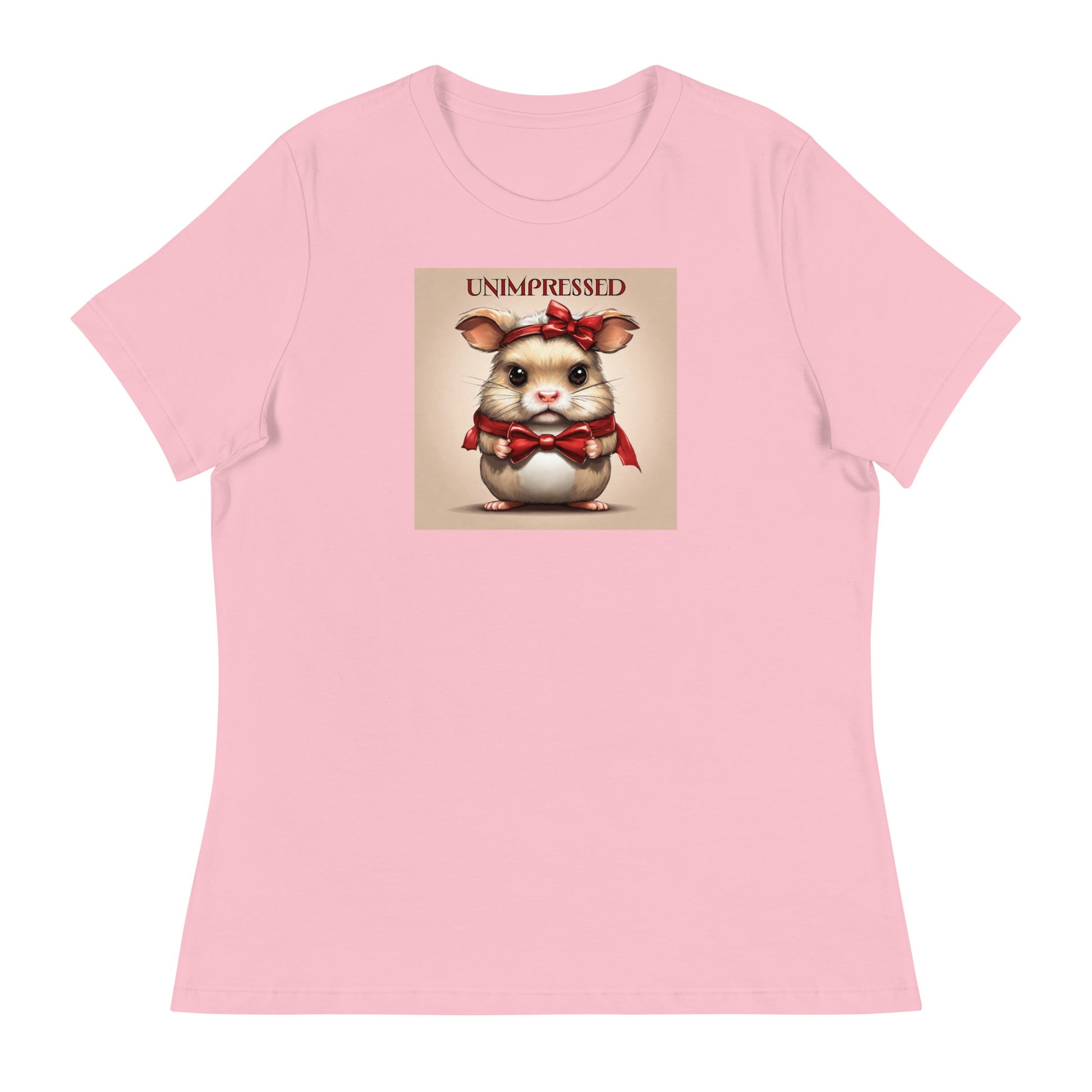 Unimpressed Women's Funny T-Shirt Pink