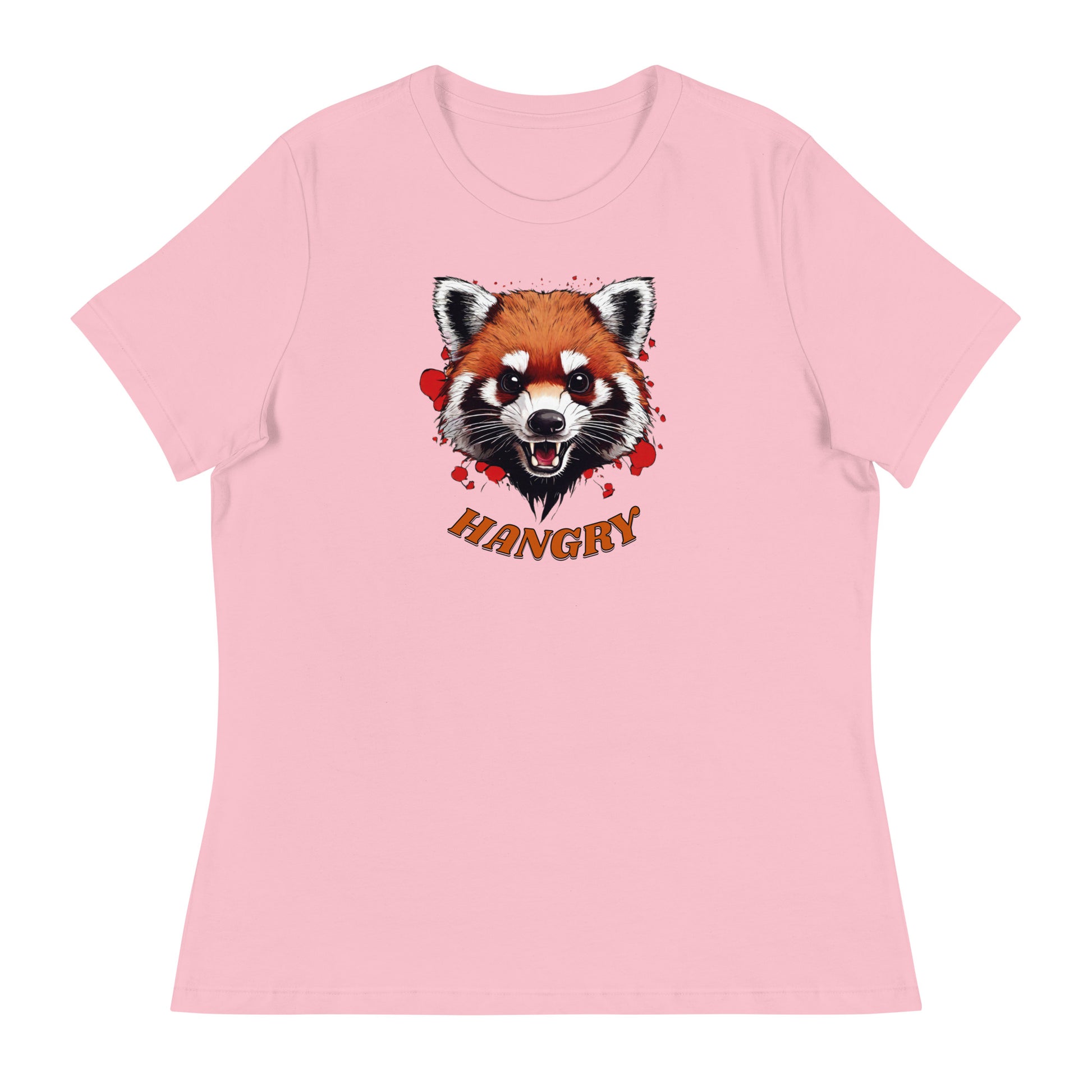 Hangry Women's Funny T-Shirt Pink