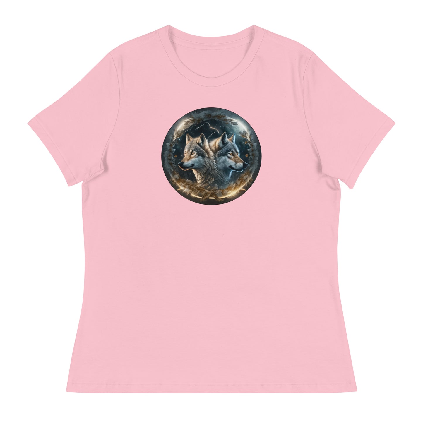 Women's Wolf Spirits T-Shirt Pink